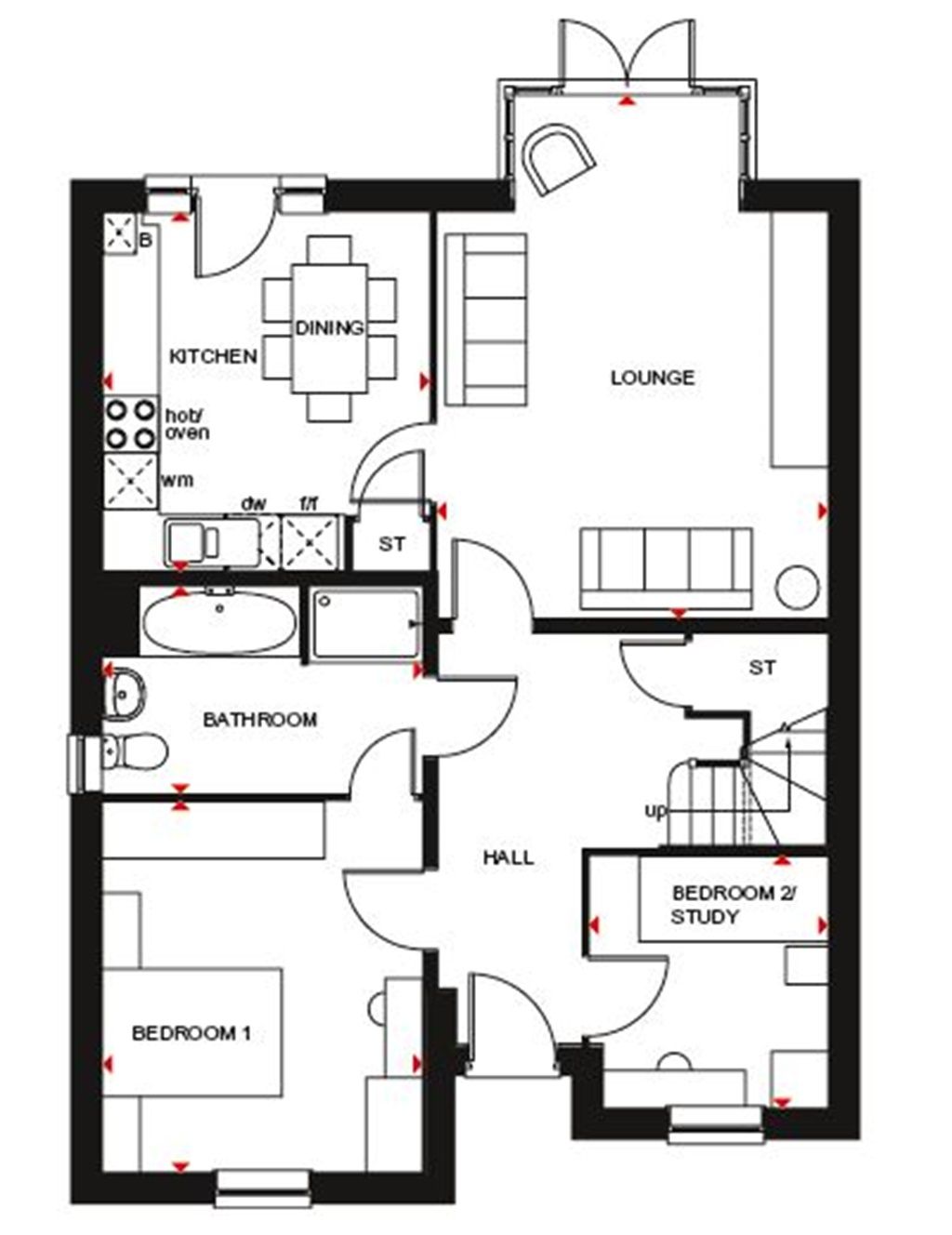 New home, 4 bed semidetached house for sale in "Bracebridge" at