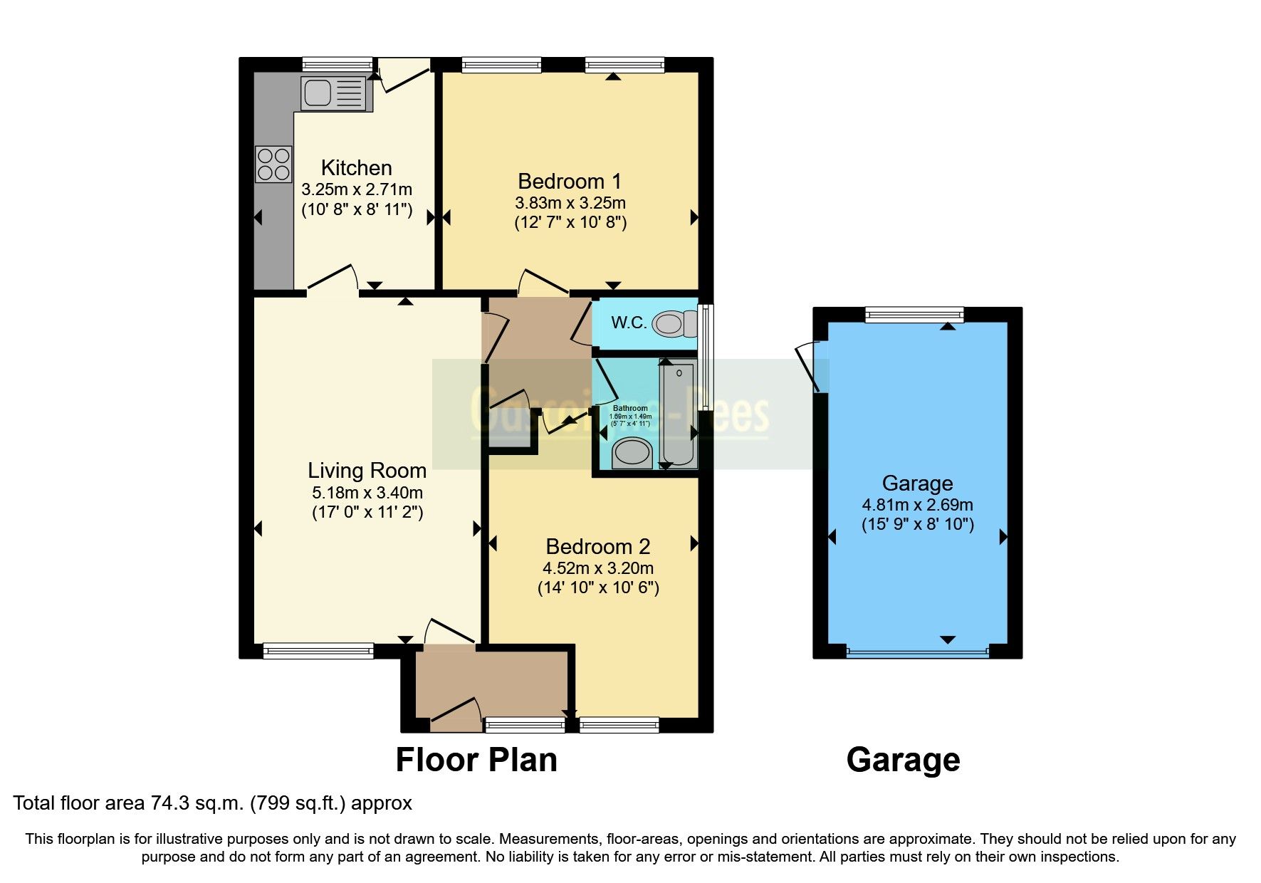 2 bed bungalow for sale in Boltons Close, Pyrford GU22 Zoopla