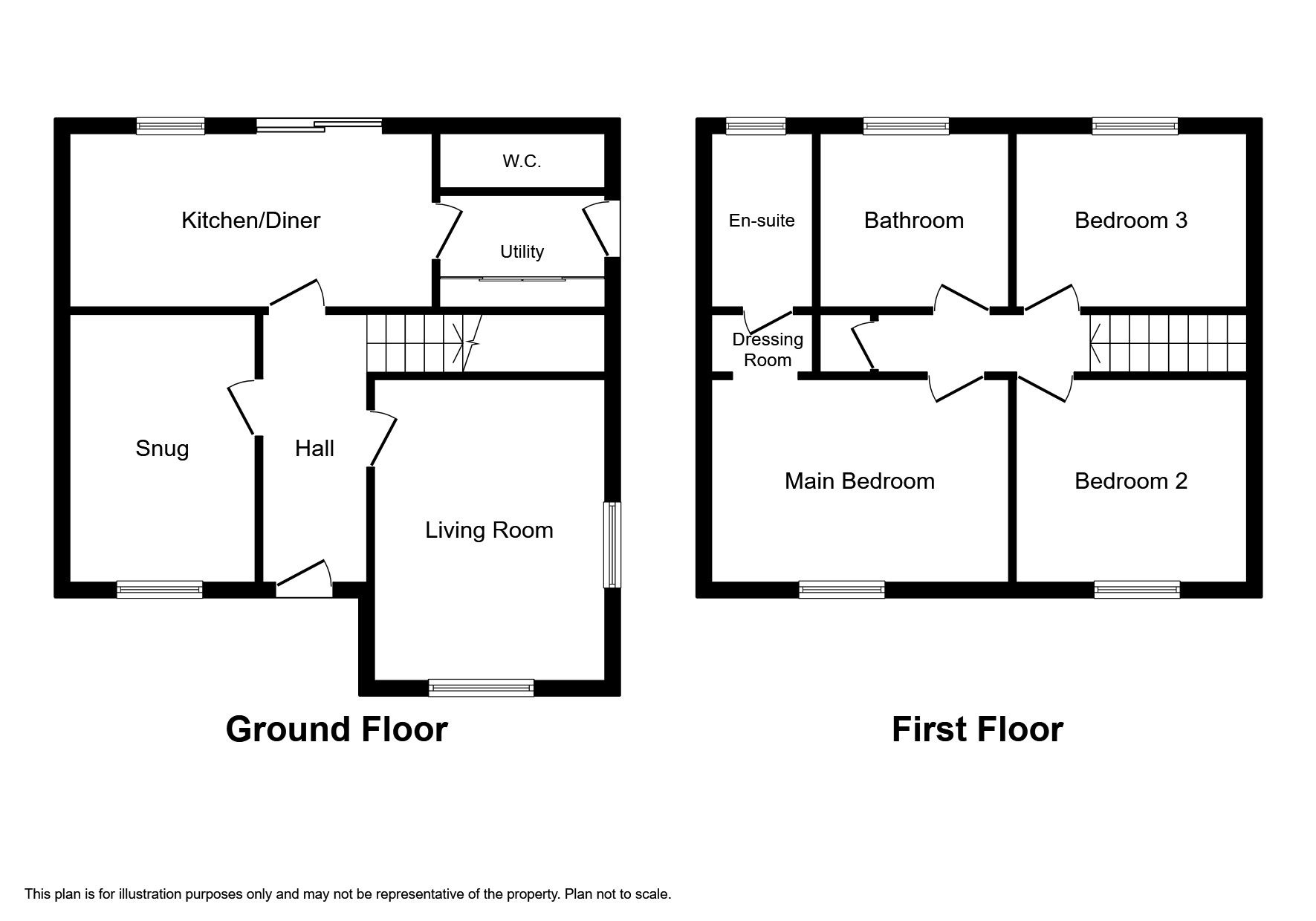 3 bed detached house for sale in The Chequers, Consett DH8 Zoopla