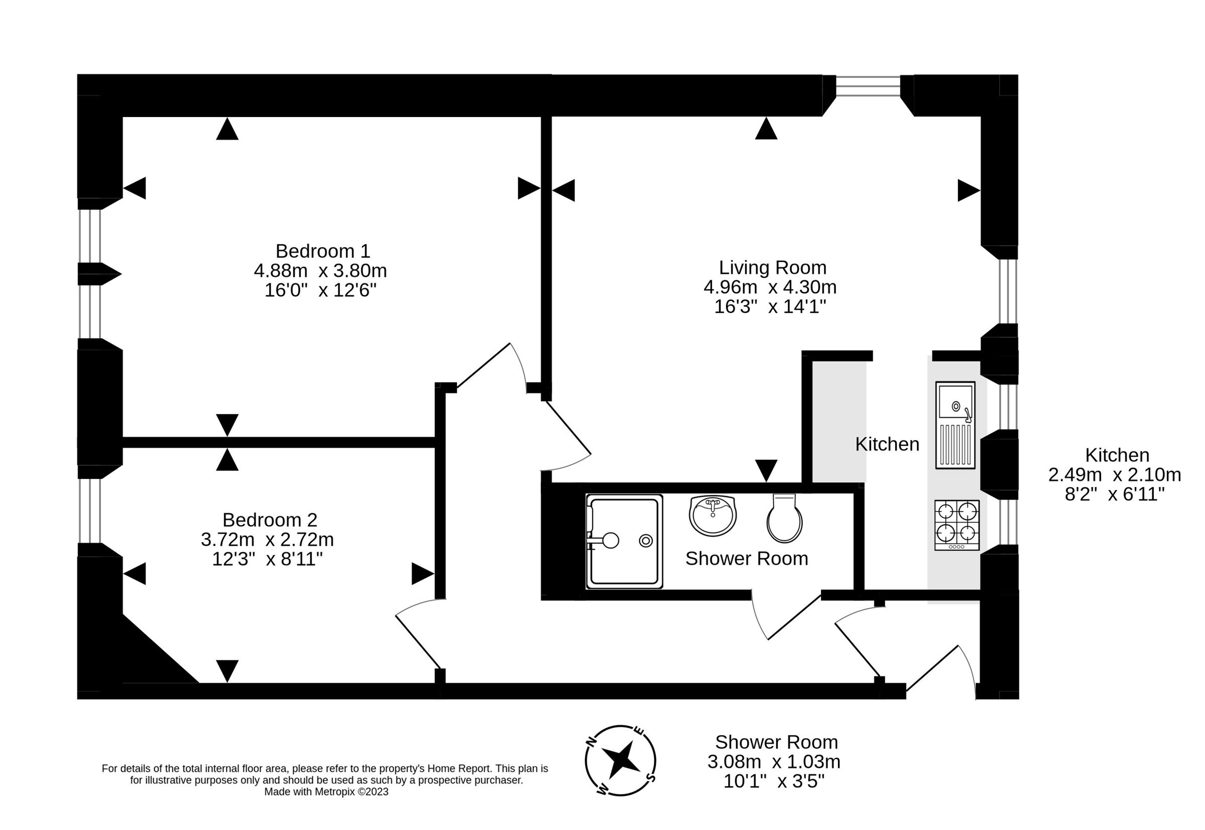 2 bed flat for sale in 84D, Millhill, Musselburgh EH21 Zoopla