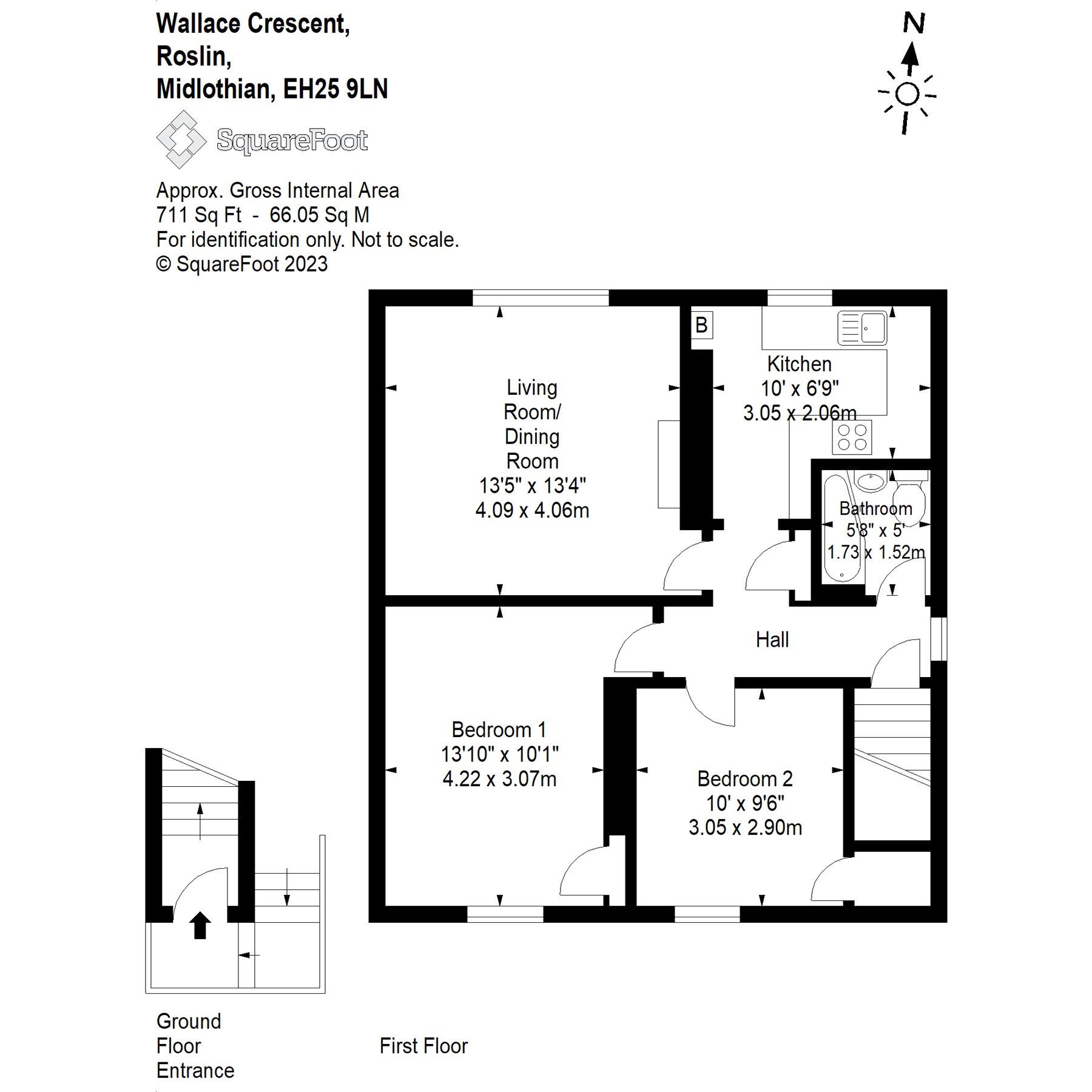2 bed flat for sale in Wallace Crescent, Roslin, Midlothian EH25 Zoopla