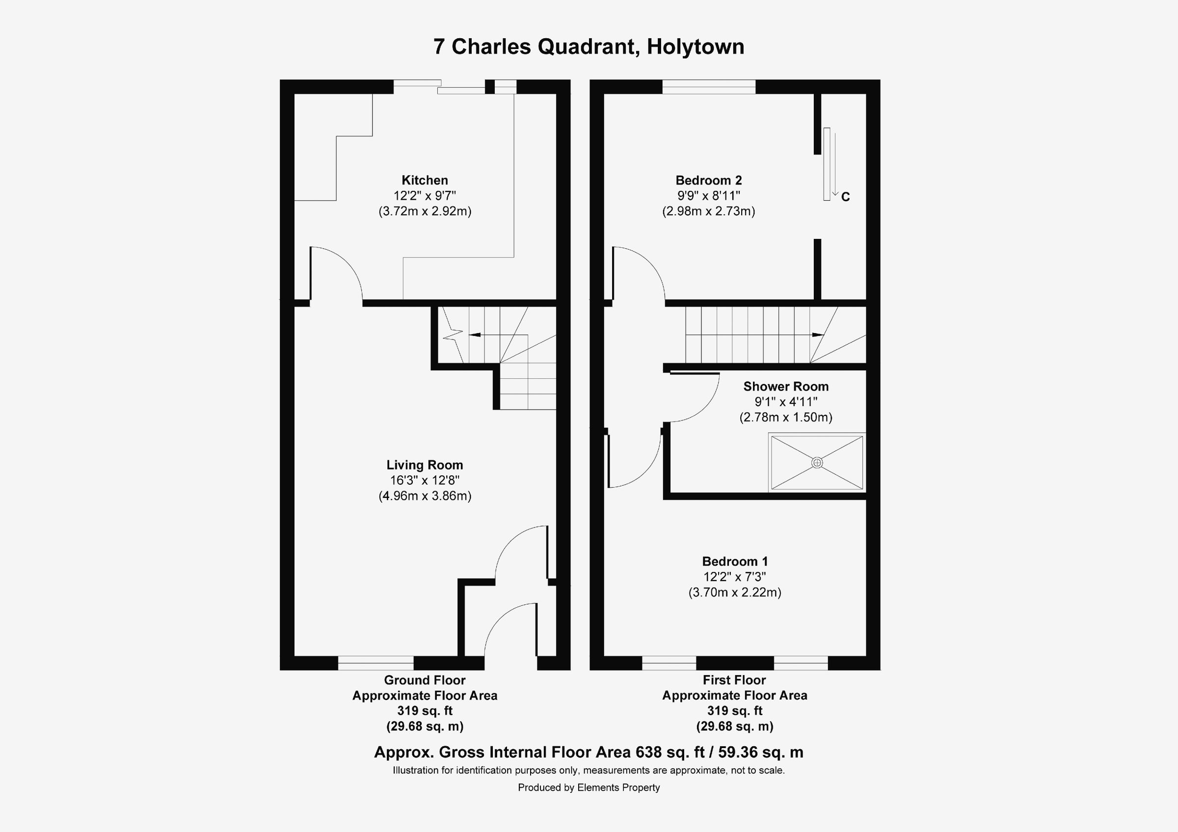 2 bed property for sale in Charles Quadrant, Holytown, Motherwell ML1