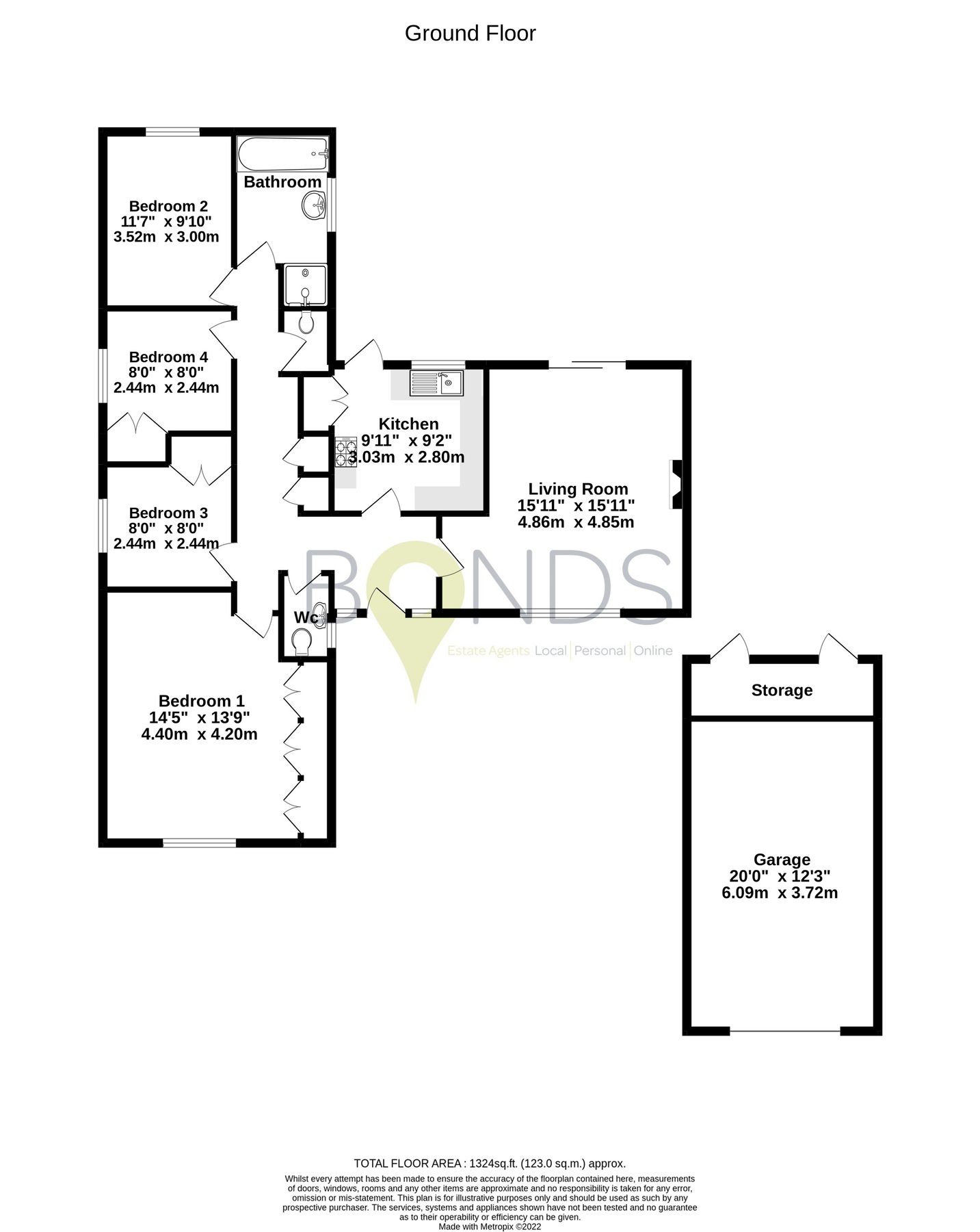 4 bed detached bungalow for sale in Makins Road, HenleyOnThames RG9