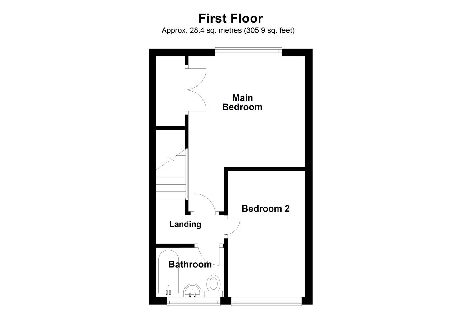 2 bed terraced house to rent in Carlina Place, Conniburrow, Milton