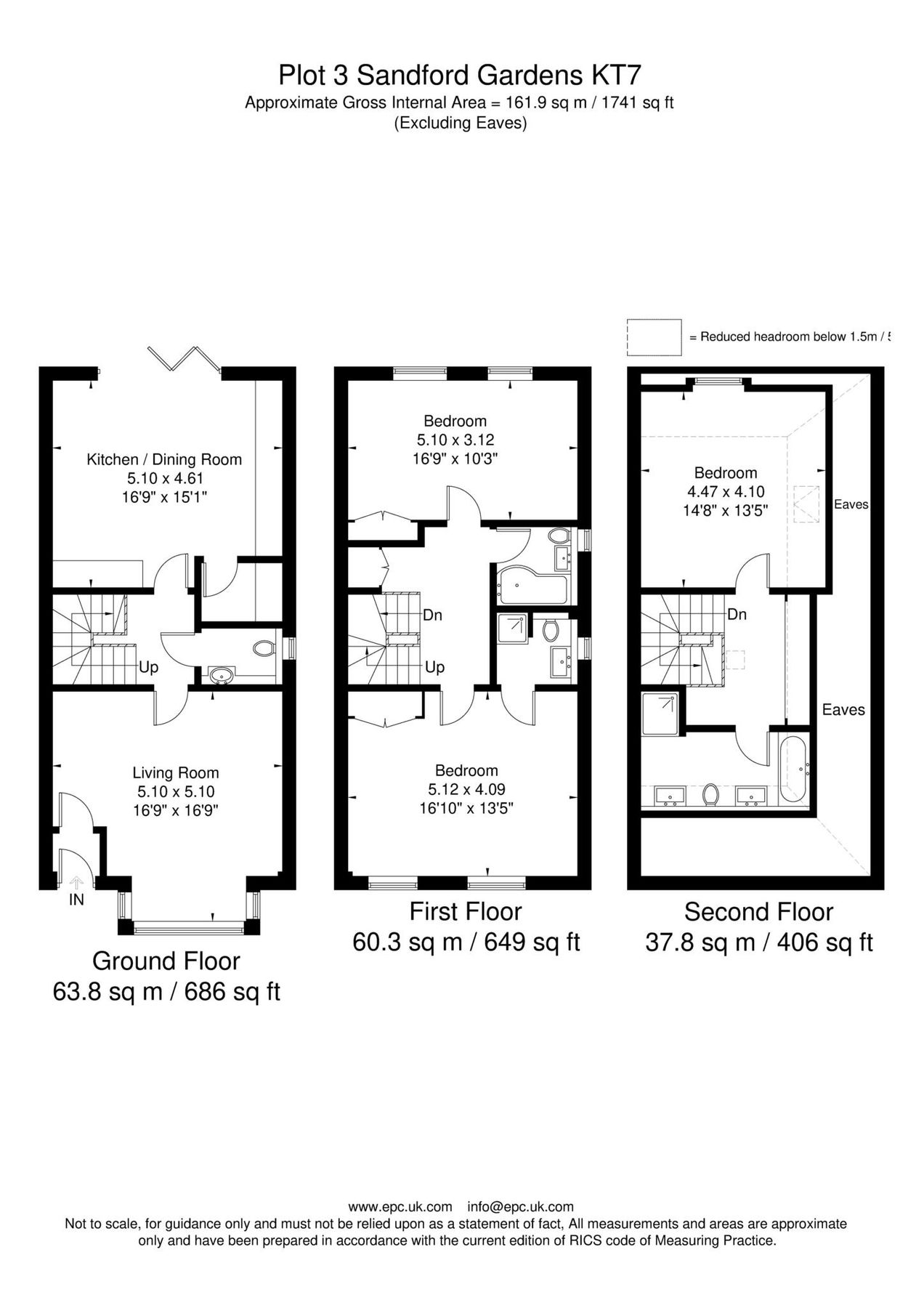 3 bed semidetached house for sale in Sandford Gardens, Embercourt Road