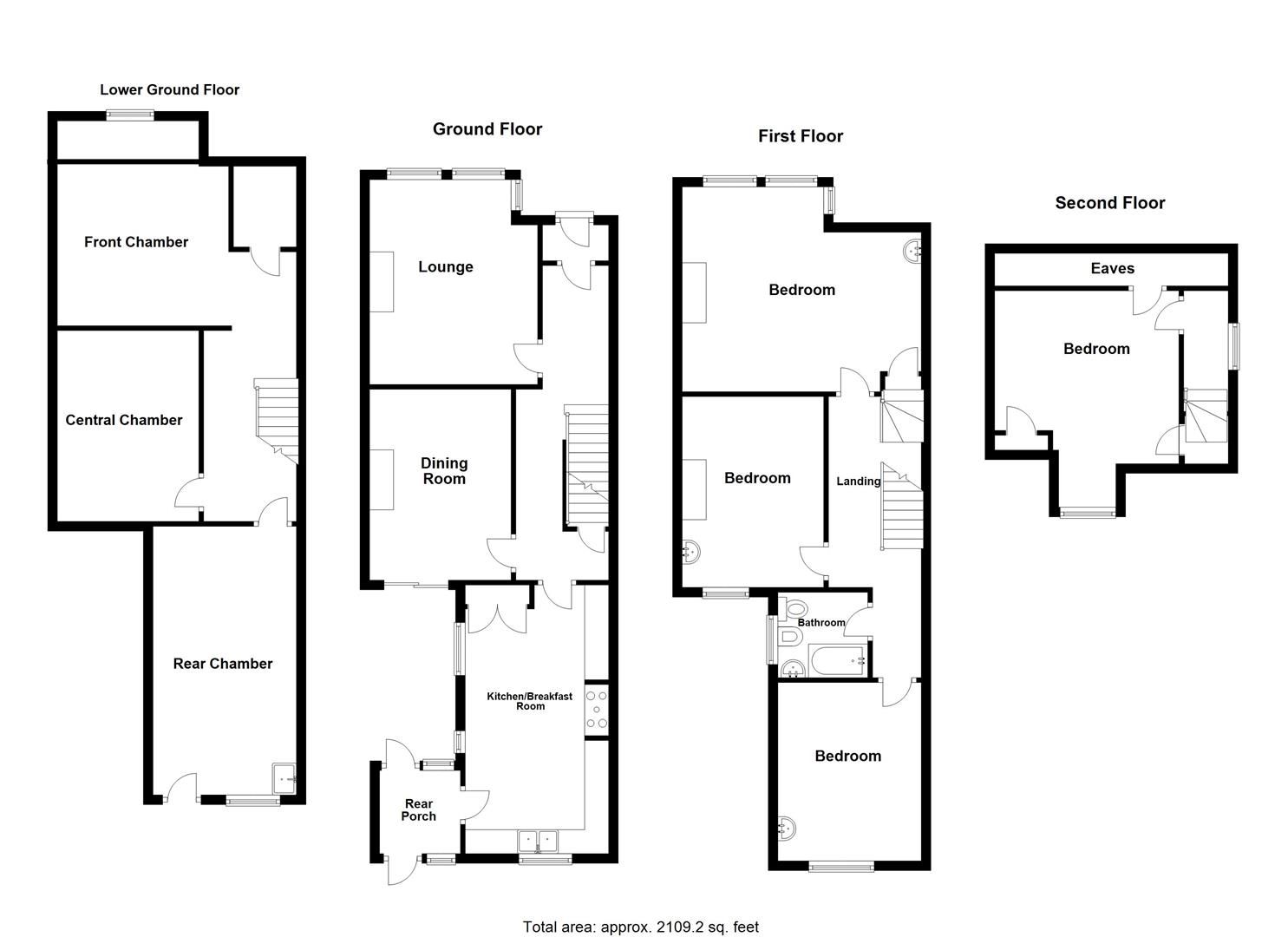4 bed end terrace house for sale in Bower Mount Road, Maidstone ME16