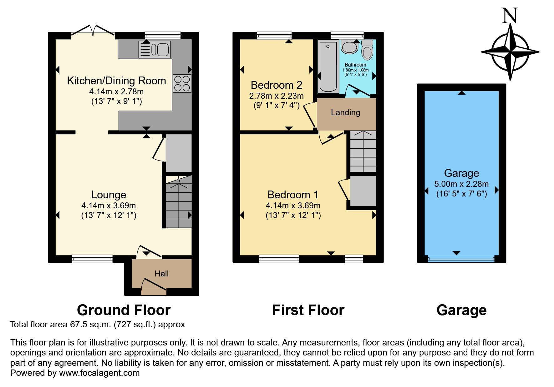 2 bed terraced house for sale in Hill Top Close, Freckleton, Preston