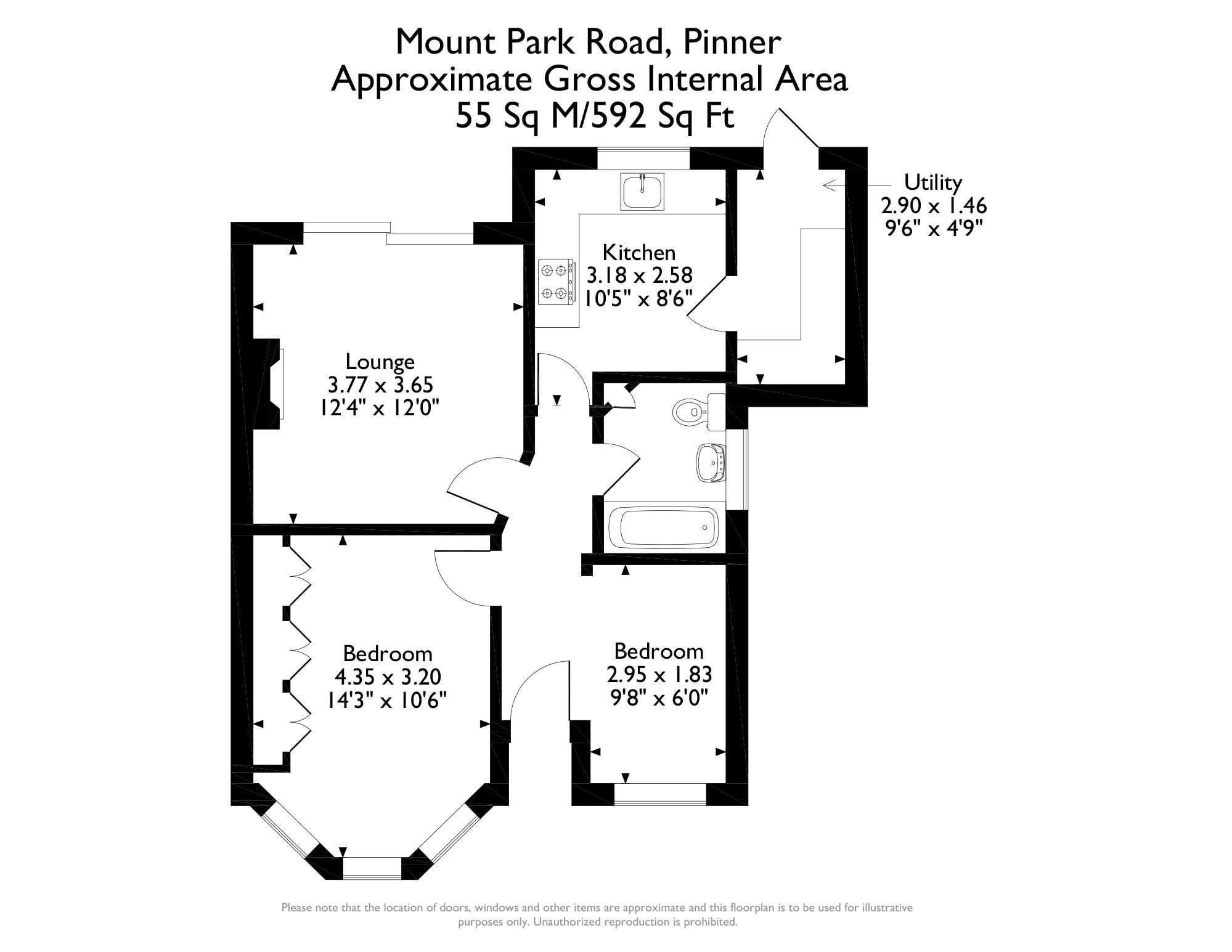 2 bed semidetached bungalow for sale in Mount Park Road, Pinner HA5