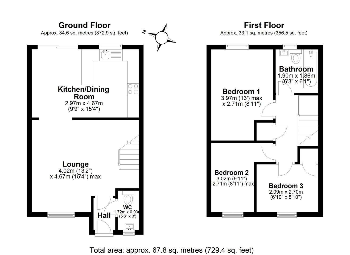 3 bed town house for sale in Primula Close, Bold, St. Helens WA9 Zoopla