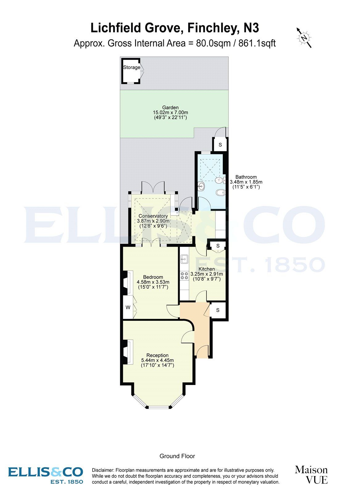 1 bed flat for sale in Lichfield Grove, Finchley N3 Zoopla