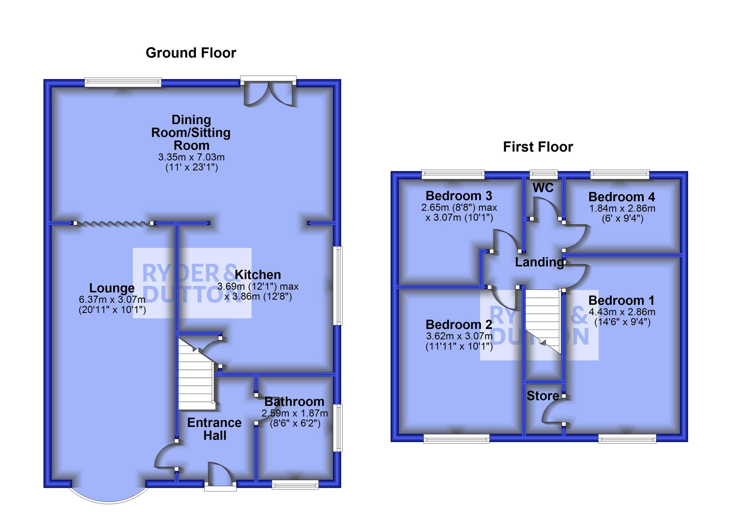 4 bed semidetached house for sale in Denbydale Way, Royton, Oldham
