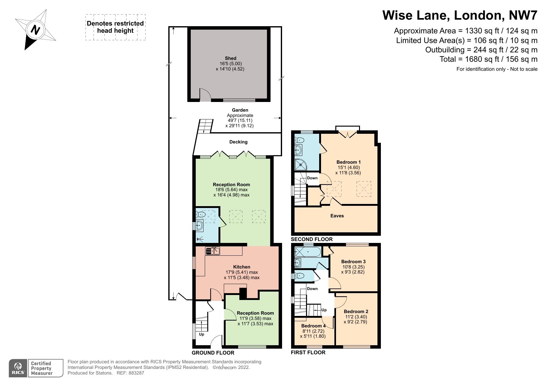 4 bed semidetached house for sale in Wise Lane, Mill Hill, London NW7