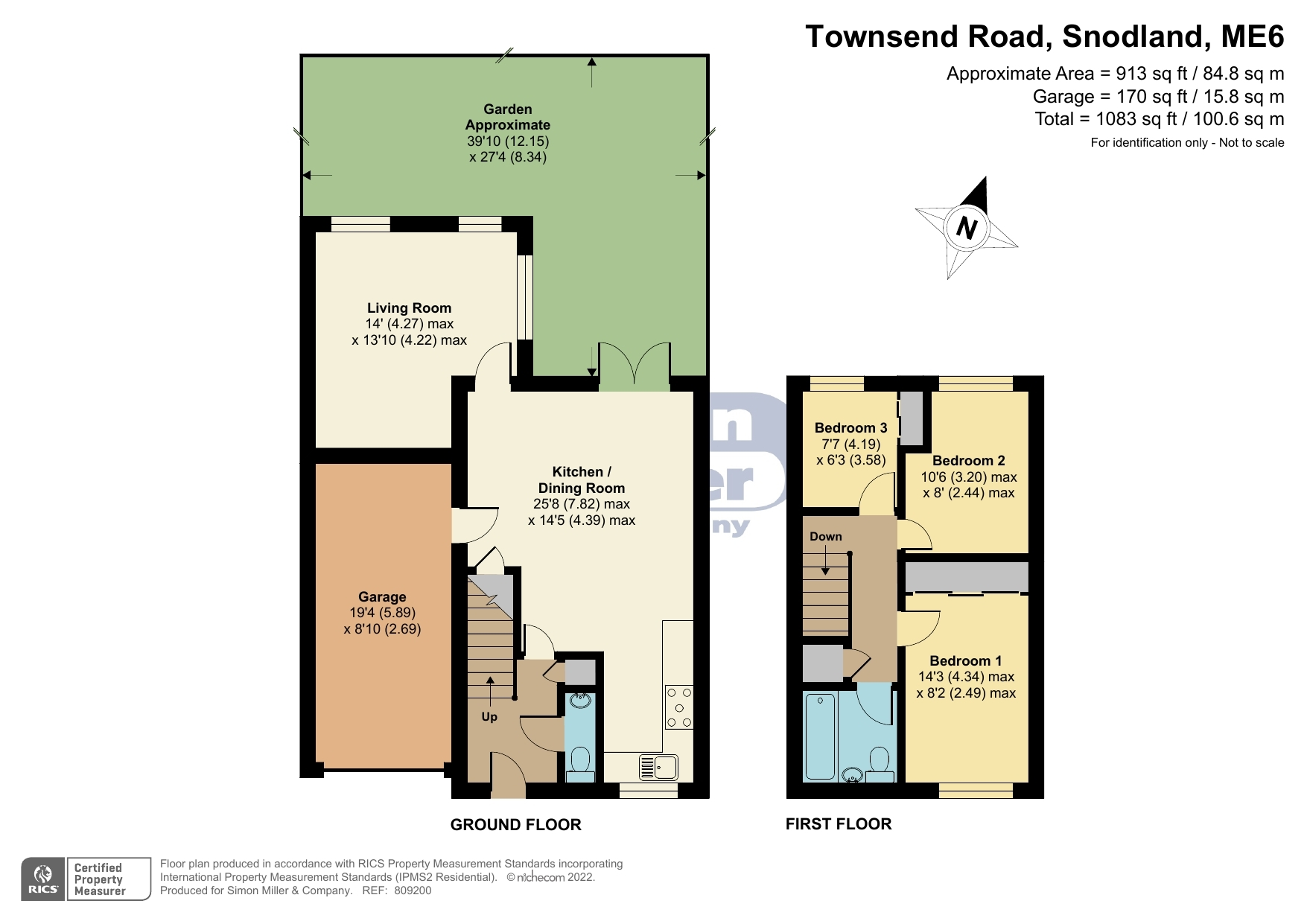 3 bed semidetached house for sale in Townsend Road, Snodland ME6 Zoopla
