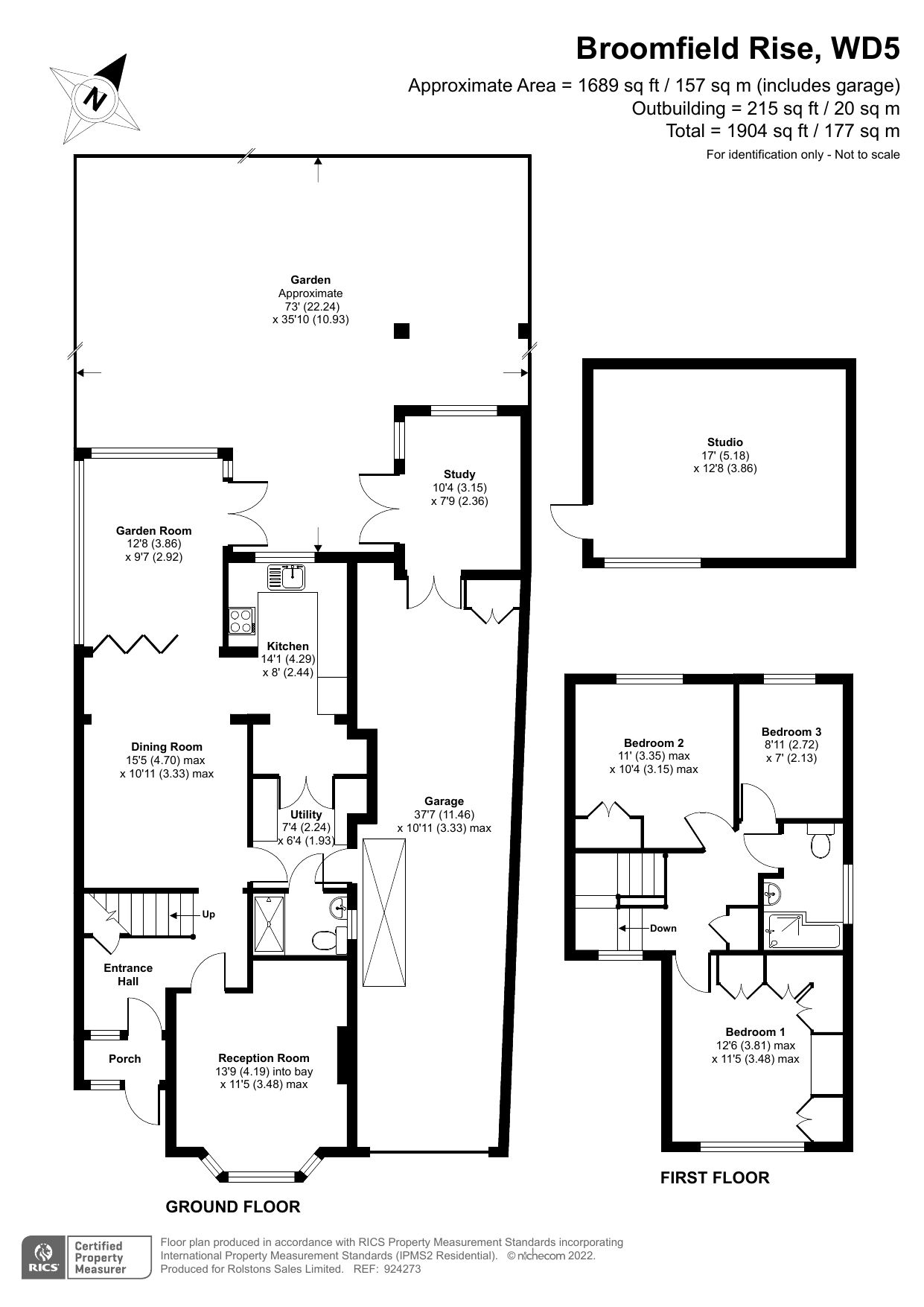 3 bed semidetached house for sale in Broomfield Rise, Abbots Langley, Hertfordshire WD5 Zoopla