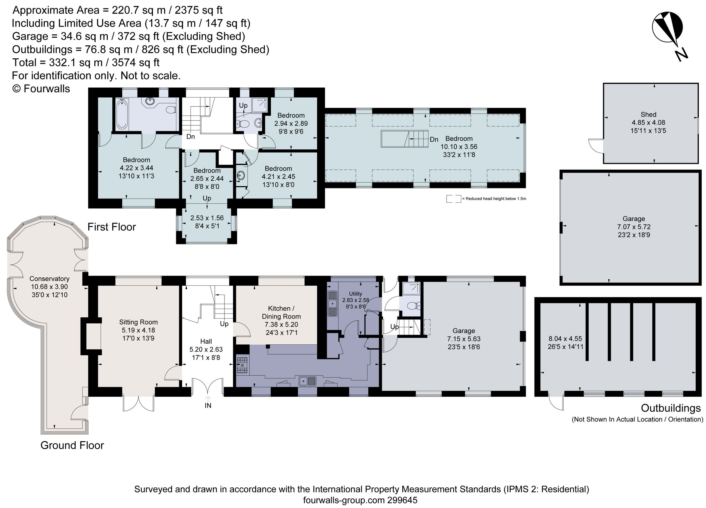 5 bed detached house for sale in Lake House Lane, East Brent