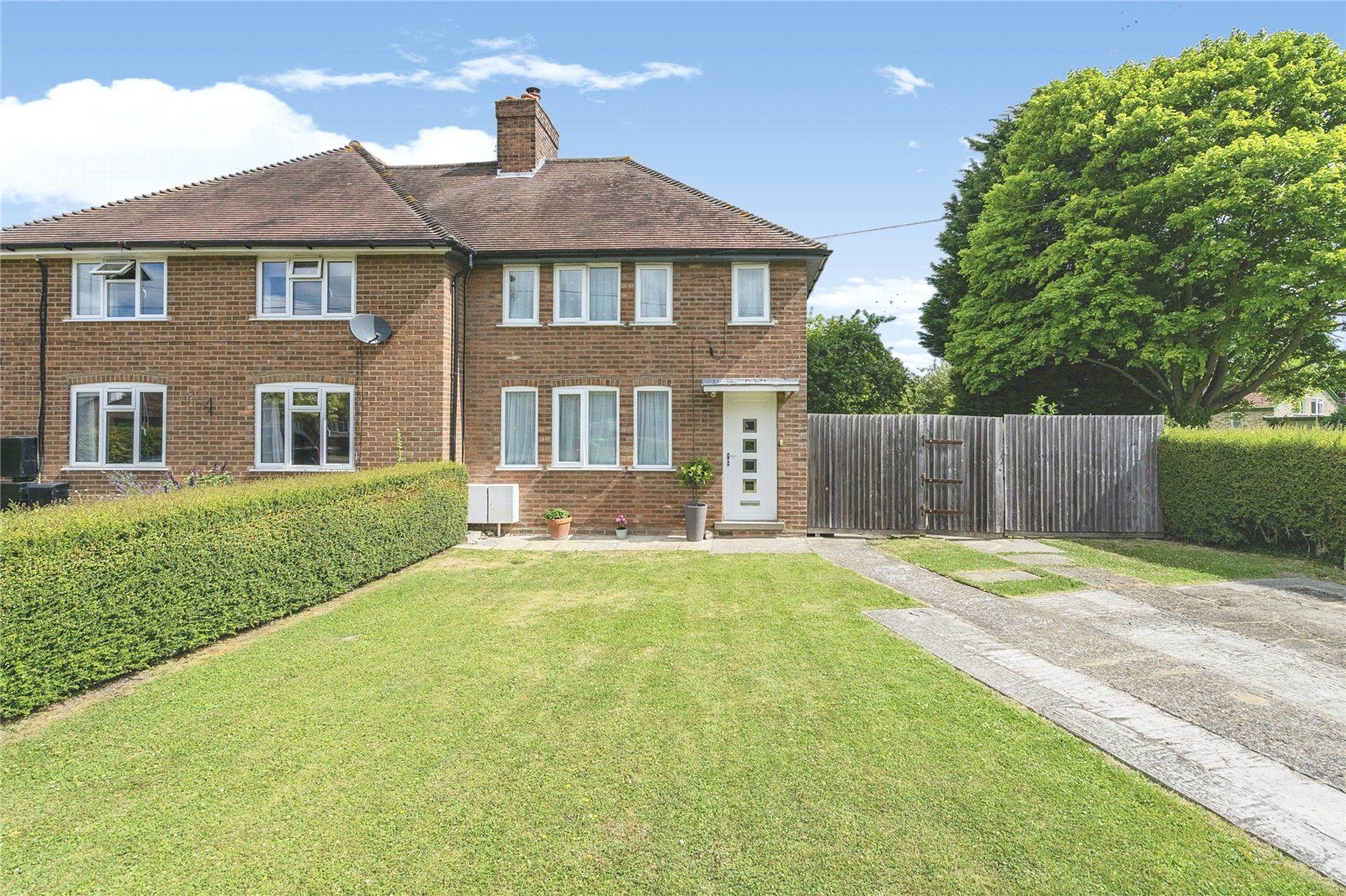 2 bed semidetached house for sale in New Road, Haslingfield, Cambridge