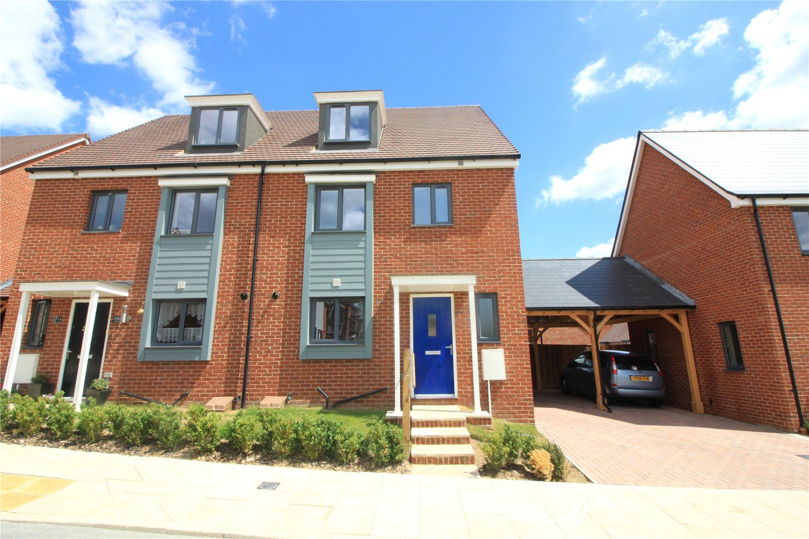 New home, 4 bed semidetached house for sale in Motte Lane, Castle Hill, Ebbsfleet Valley