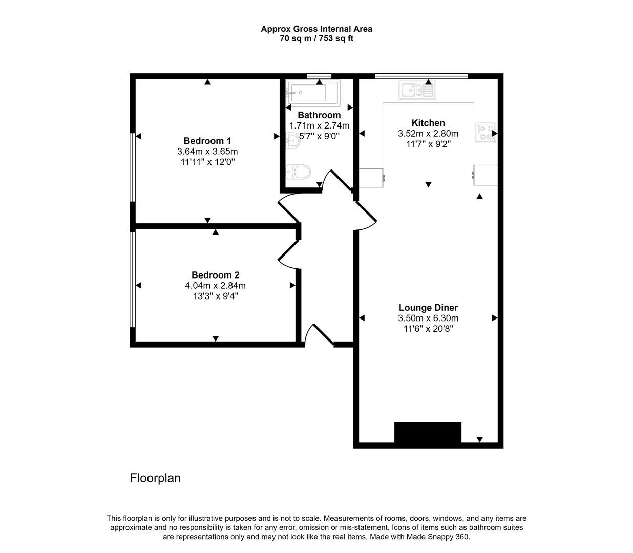 2 bed flat for sale in Melville Street, Pembroke Dock SA72 Zoopla