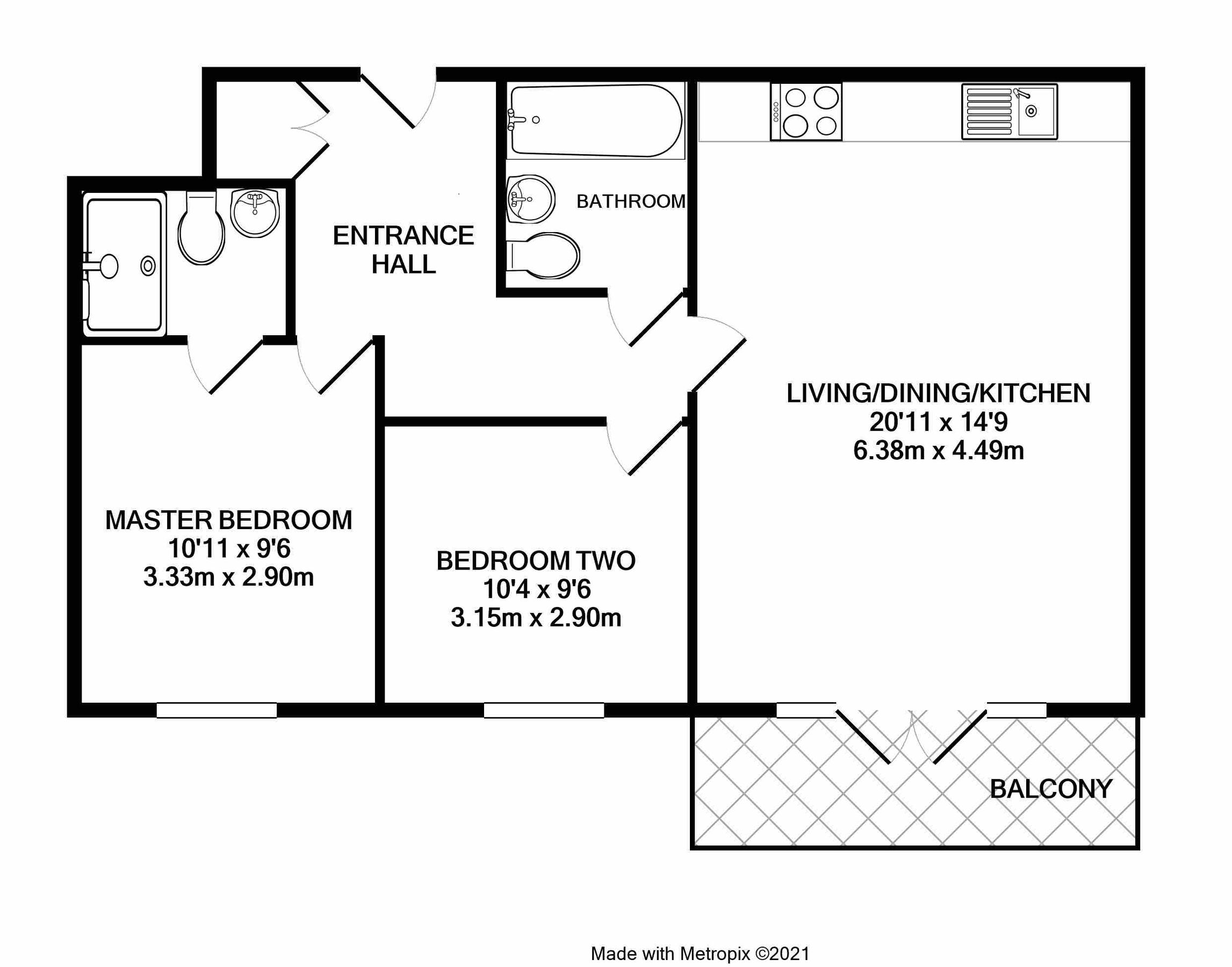 2 bed flat for sale in Broad Lane, Bracknell, Berkshire RG12 Zoopla