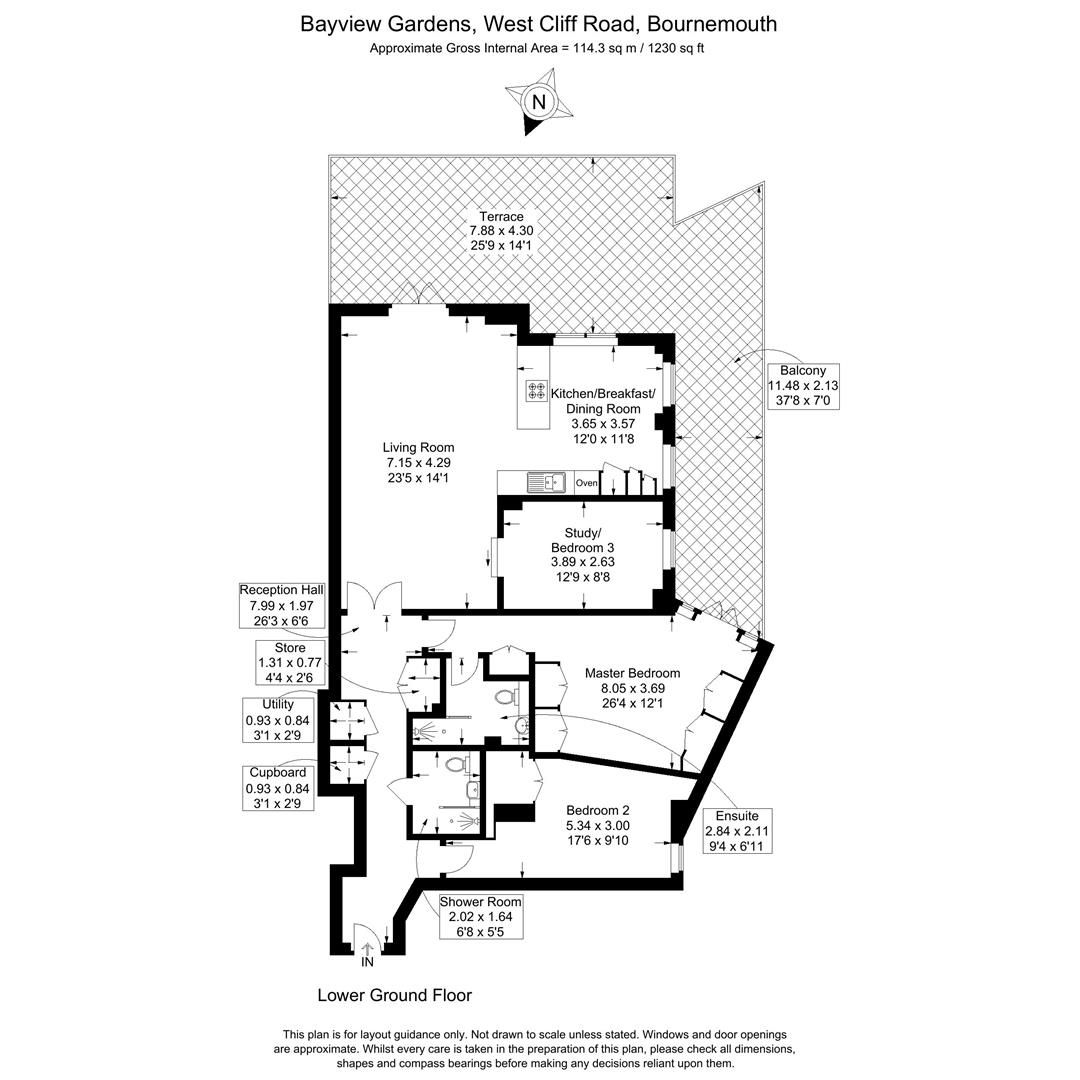 2 bed flat for sale in West Cliff Road, Westbourne, Bournemouth BH2