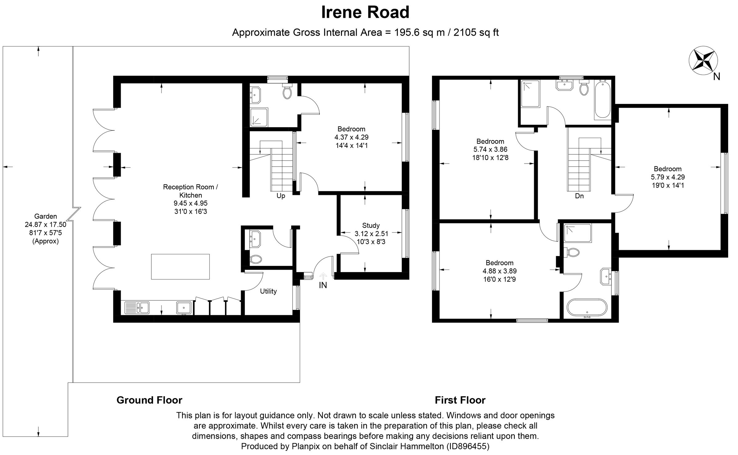 New home, 4 bed detached house for sale in Irene Road, Orpington BR6