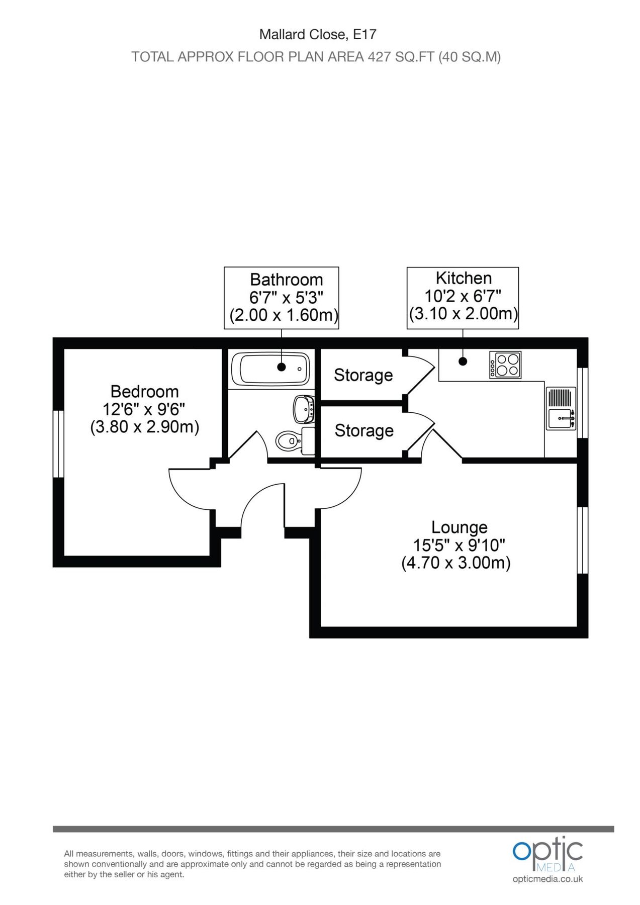1 bed flat to rent in Stocksfield Road, Walthamstow E17 Zoopla