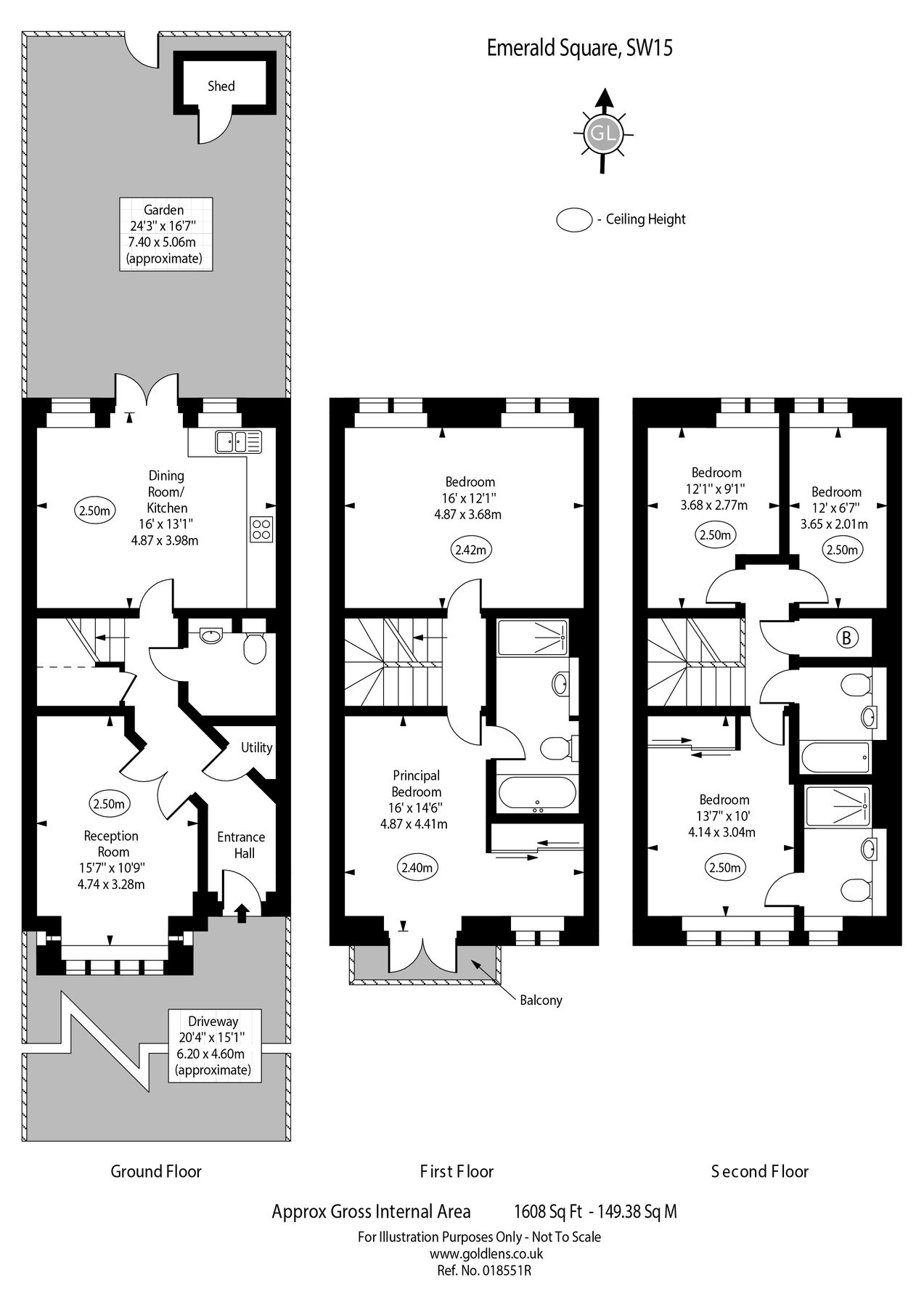 5 bed terraced house for sale in Emerald Square, London SW15 Zoopla