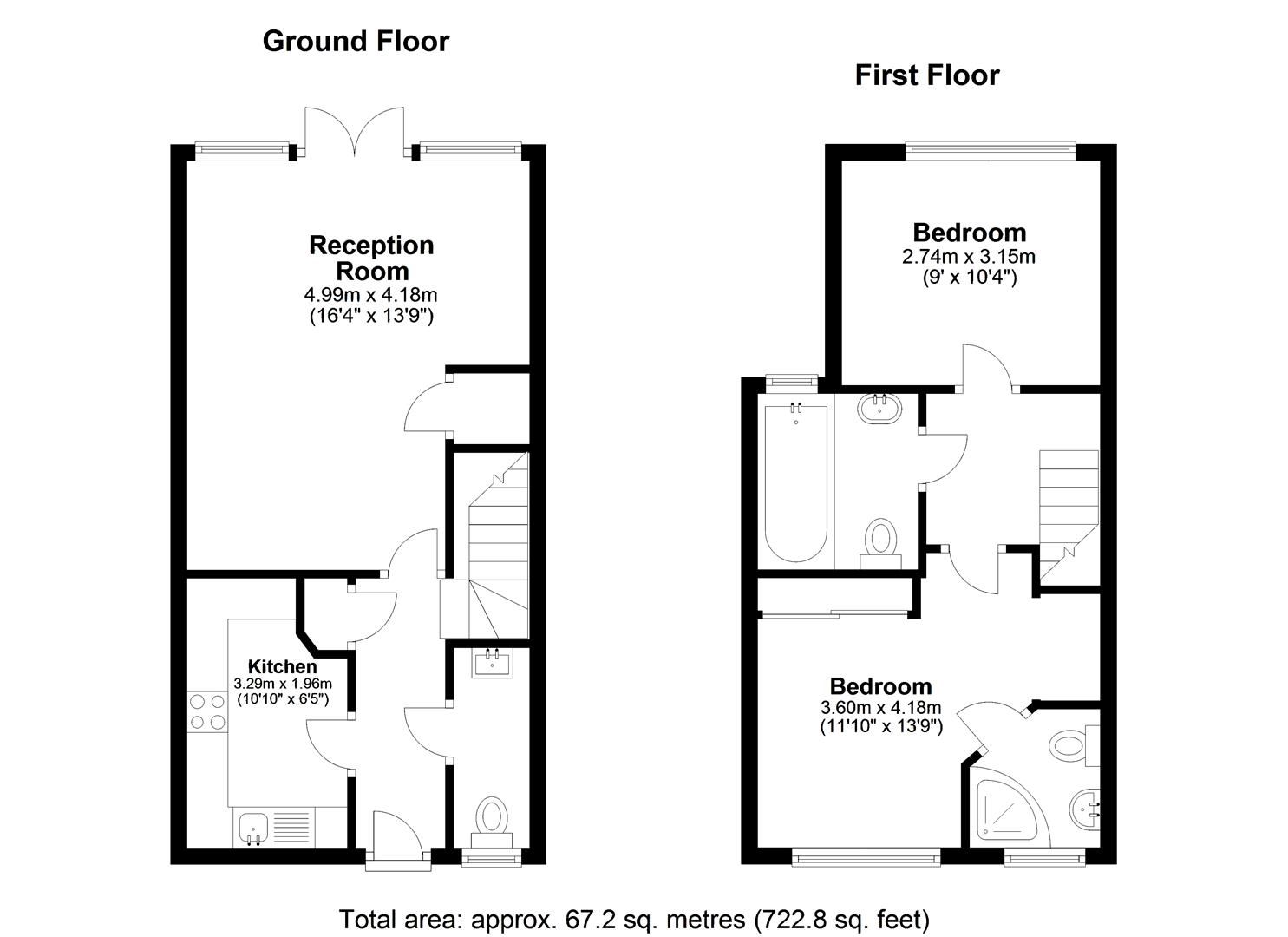 2 bed detached house for sale in Church Road, Chavey Down, Ascot SL5