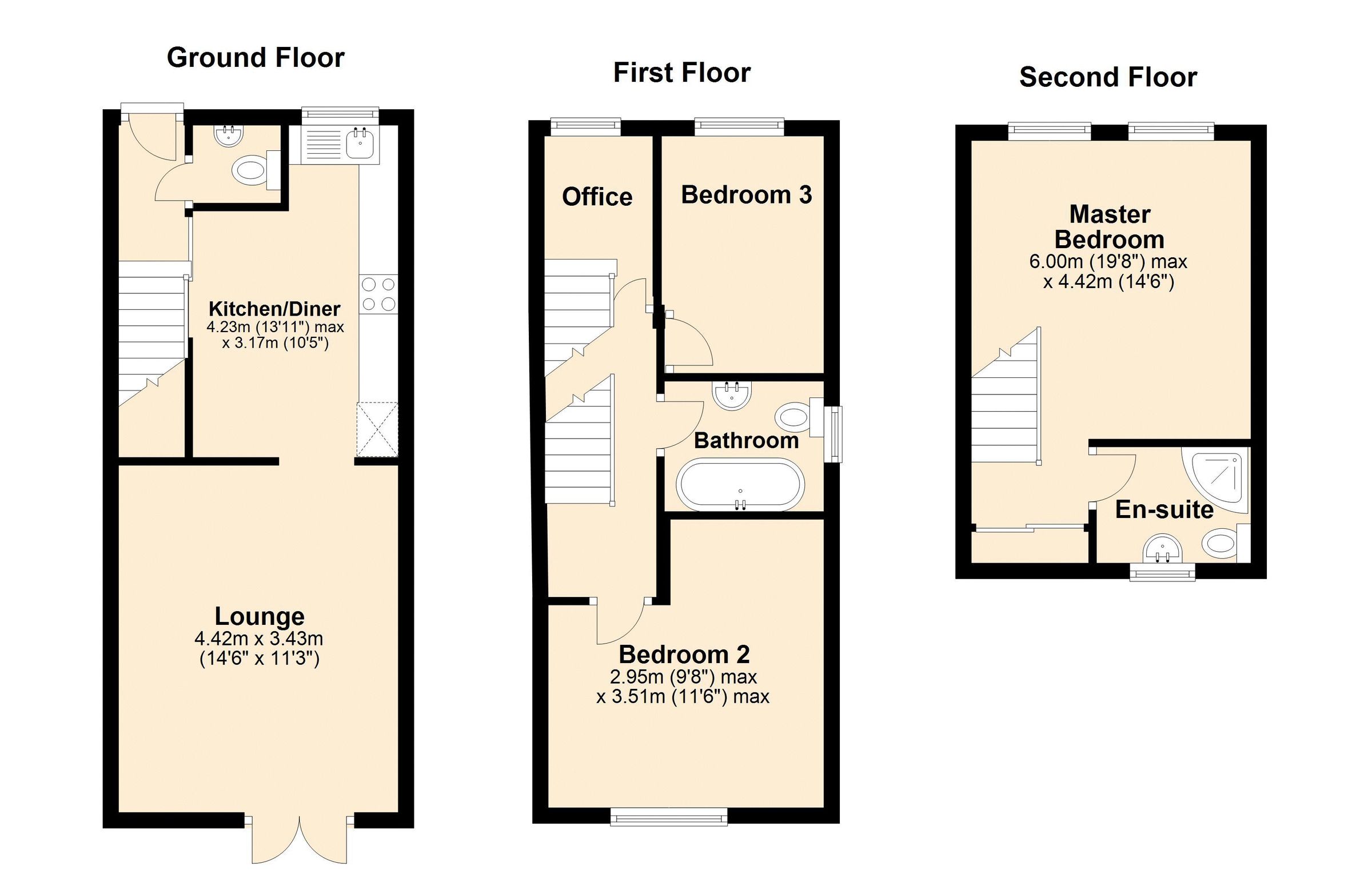 3 bed property for sale in Masseys View, BlaydonOnTyne NE21 Zoopla