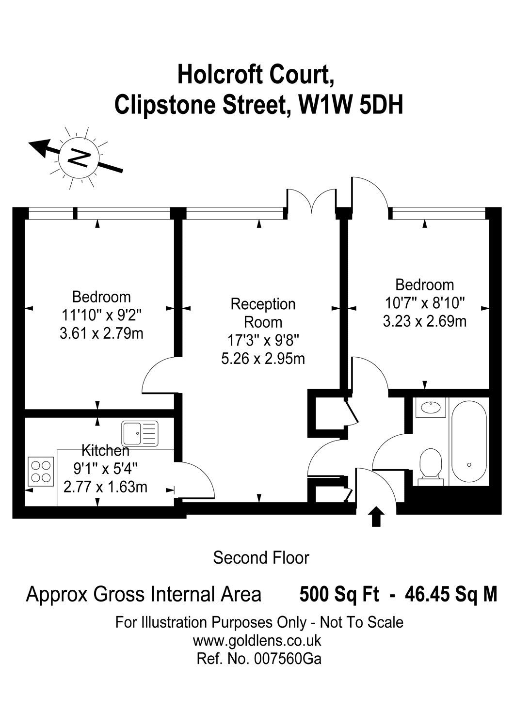 2 bed property to rent in Holcroft Court, Clipstone Street, London W1W Zoopla