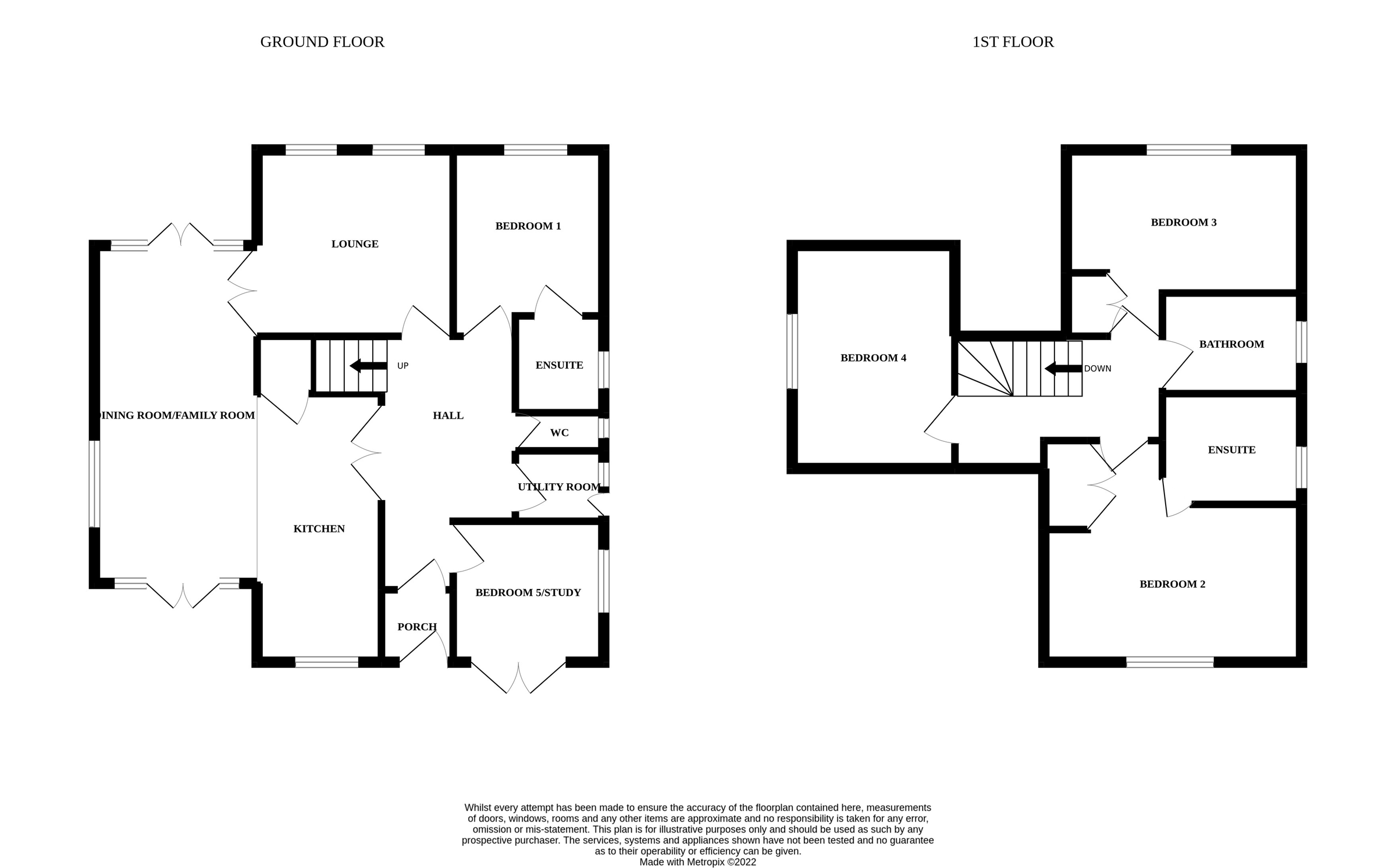 5 bed detached bungalow for sale in Blofield Corner Road, Little