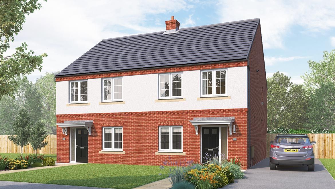 The Kilmington Semi at Greenhill Road, Coalville LE67  