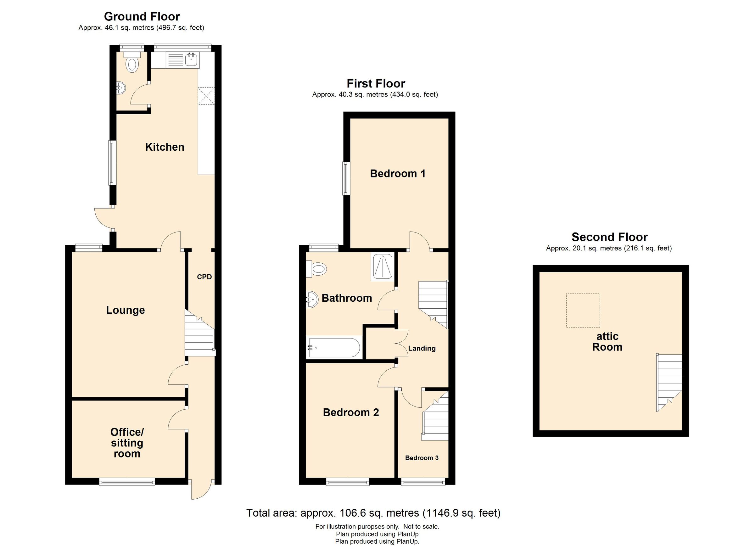 2 bed terraced house for sale in Pantyffynnon Road, Rhydaman