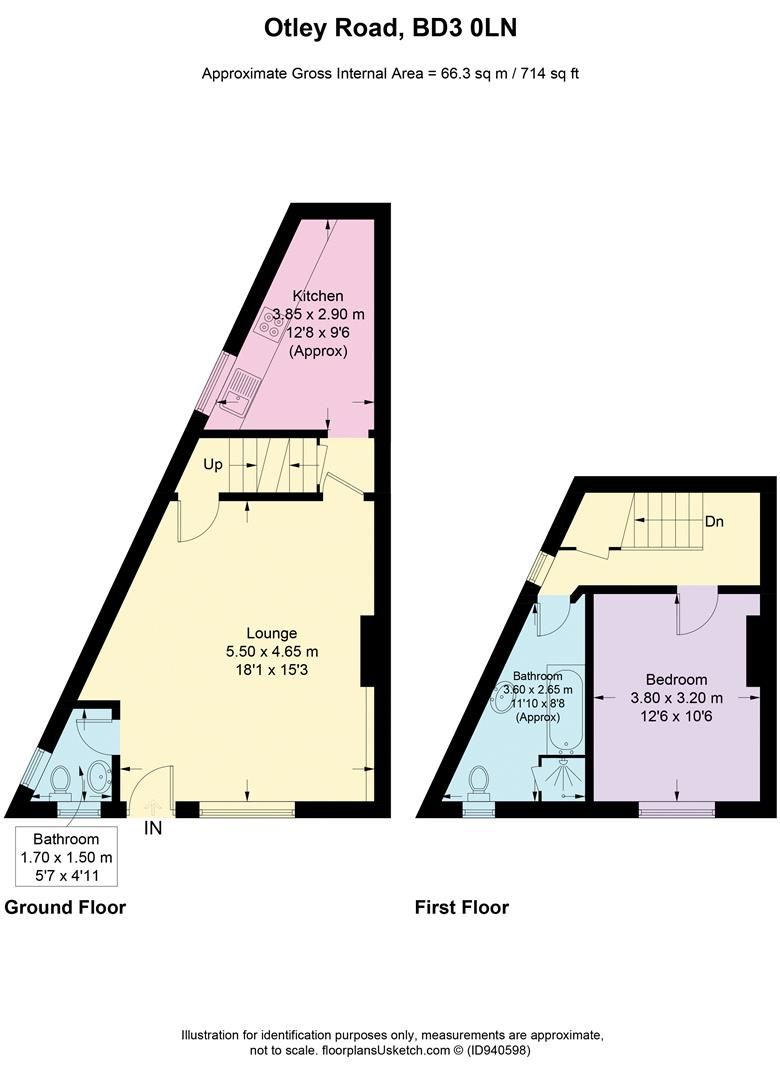 1 bed end terrace house for sale in Otley Road, Bradford BD3 Zoopla
