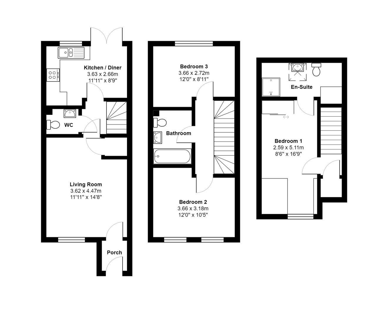 3 Bed Semi detached House For Sale In Pintail Avenue Bridgwater TA6 3-bed-semi-detached-house-for-sale-in-pintail-avenue-bridgwater-ta6