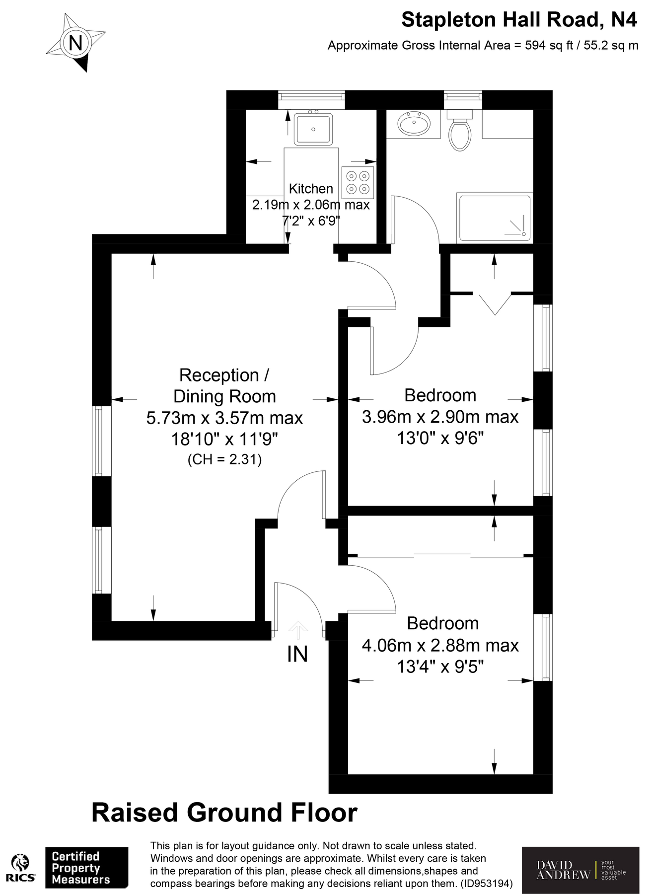 2 bed flat for sale in Stapleton Hall Road, London N4 Zoopla
