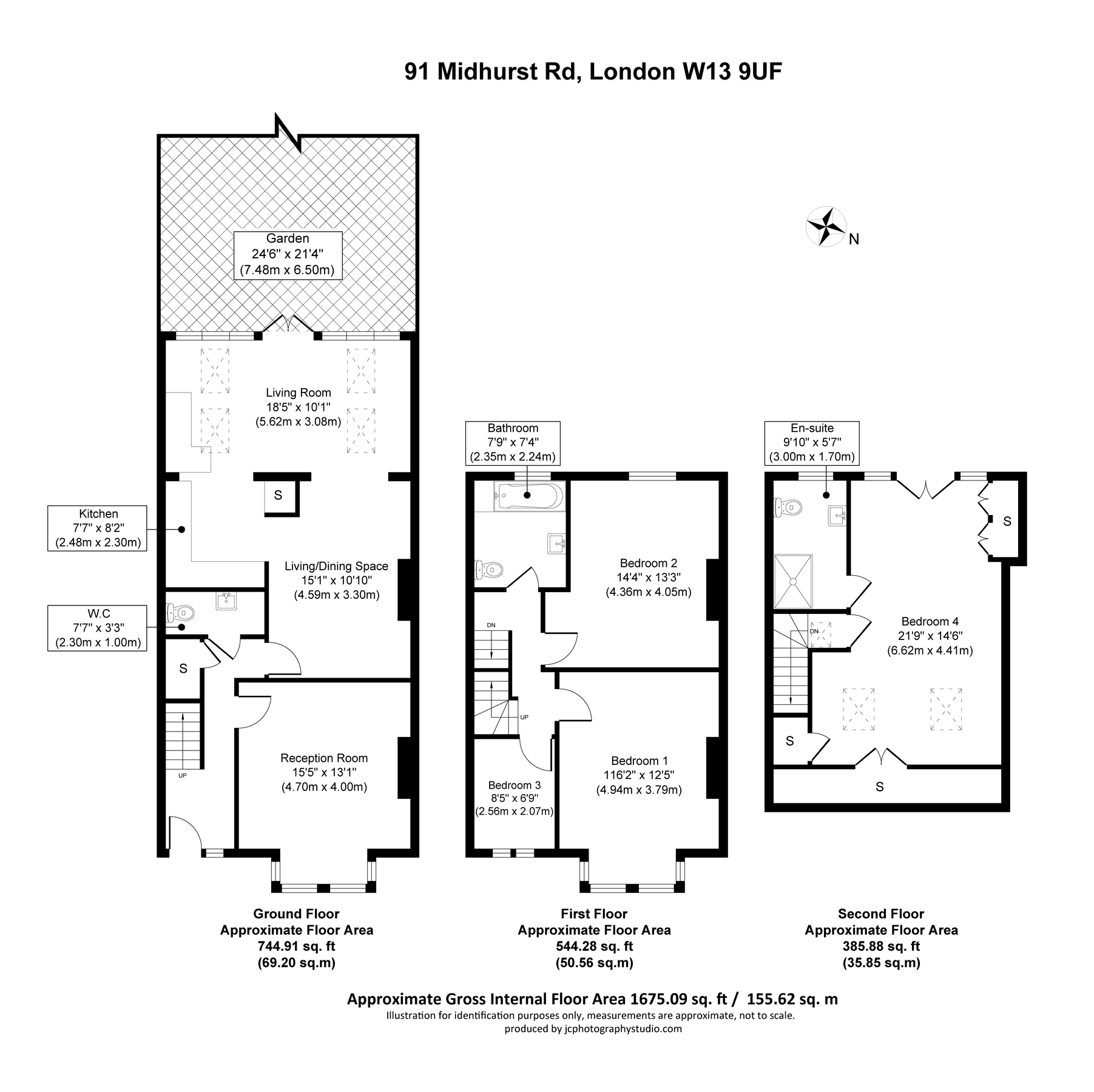 4 bed terraced house for sale in Midhurst Road, London W13 Zoopla