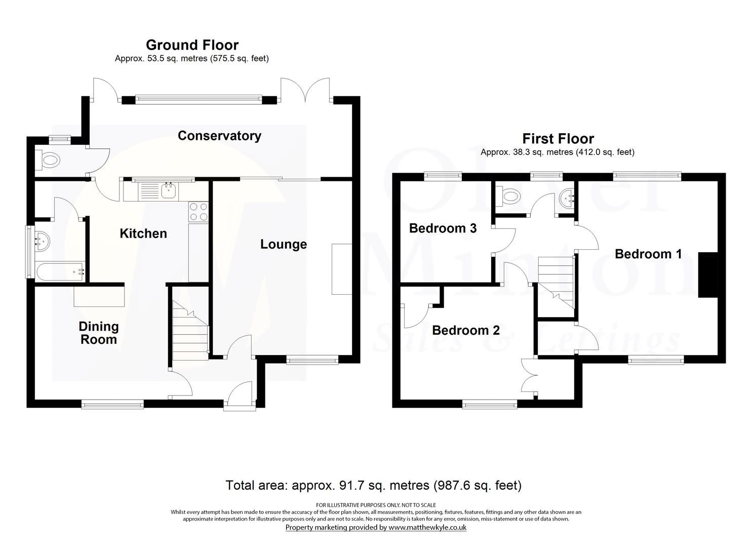 3 bed semidetached house for sale in Widford Road, Hunsdon, Herts SG12