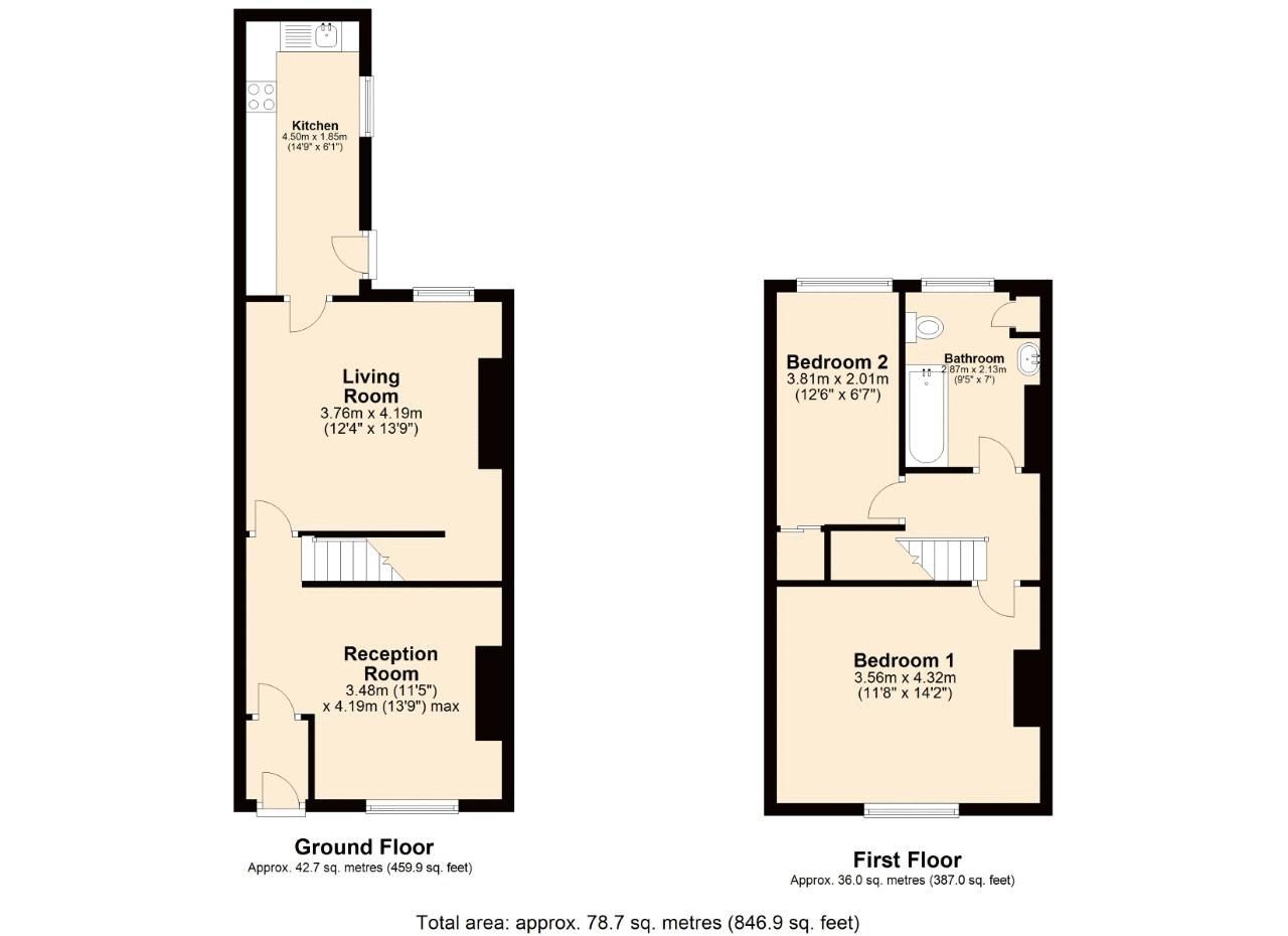 2 bed terraced house for sale in St. Huberts Road, Great Harwood BB6