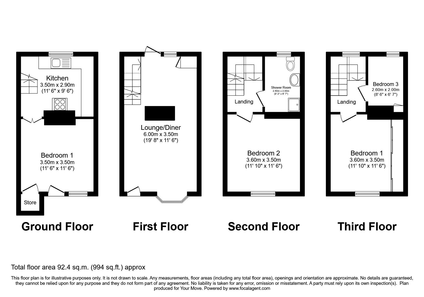 4 bed terraced house for sale in Abbots Hill, Ramsgate, Kent CT11 Zoopla