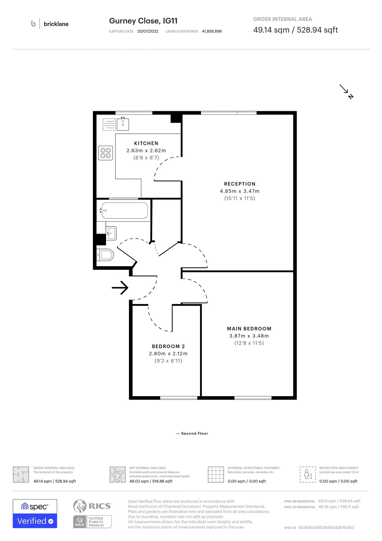 2 bed flat to rent in Gurney Close, Barking IG11 Zoopla