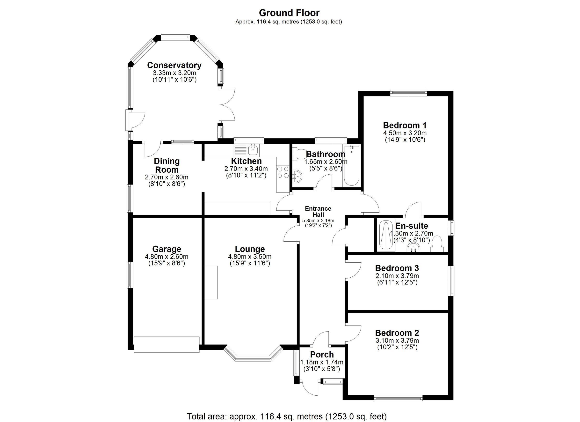 3 bed detached bungalow for sale in Cranesgate North, Whaplode St