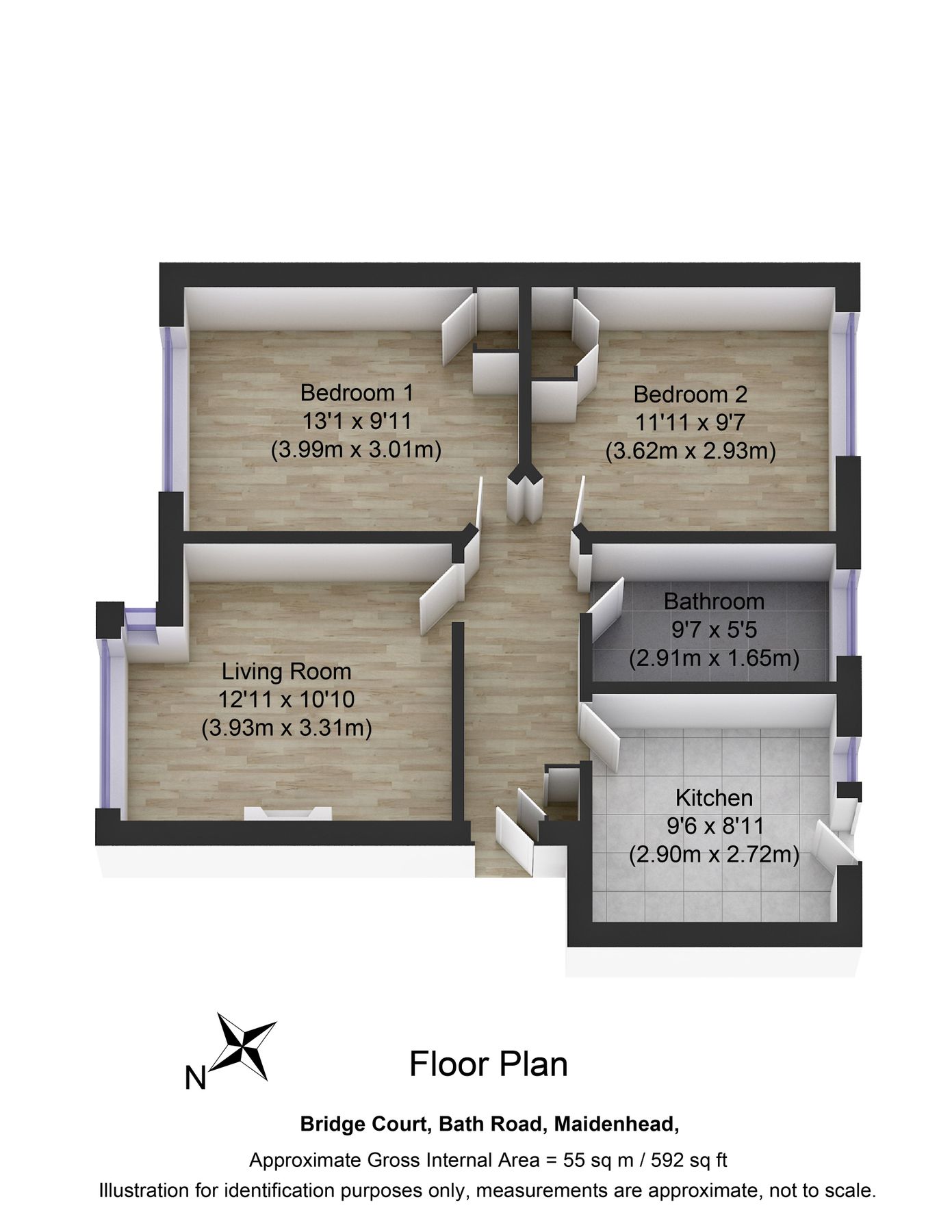 2 bed flat to rent in Bath Road, Taplow, Maidenhead SL6 Zoopla
