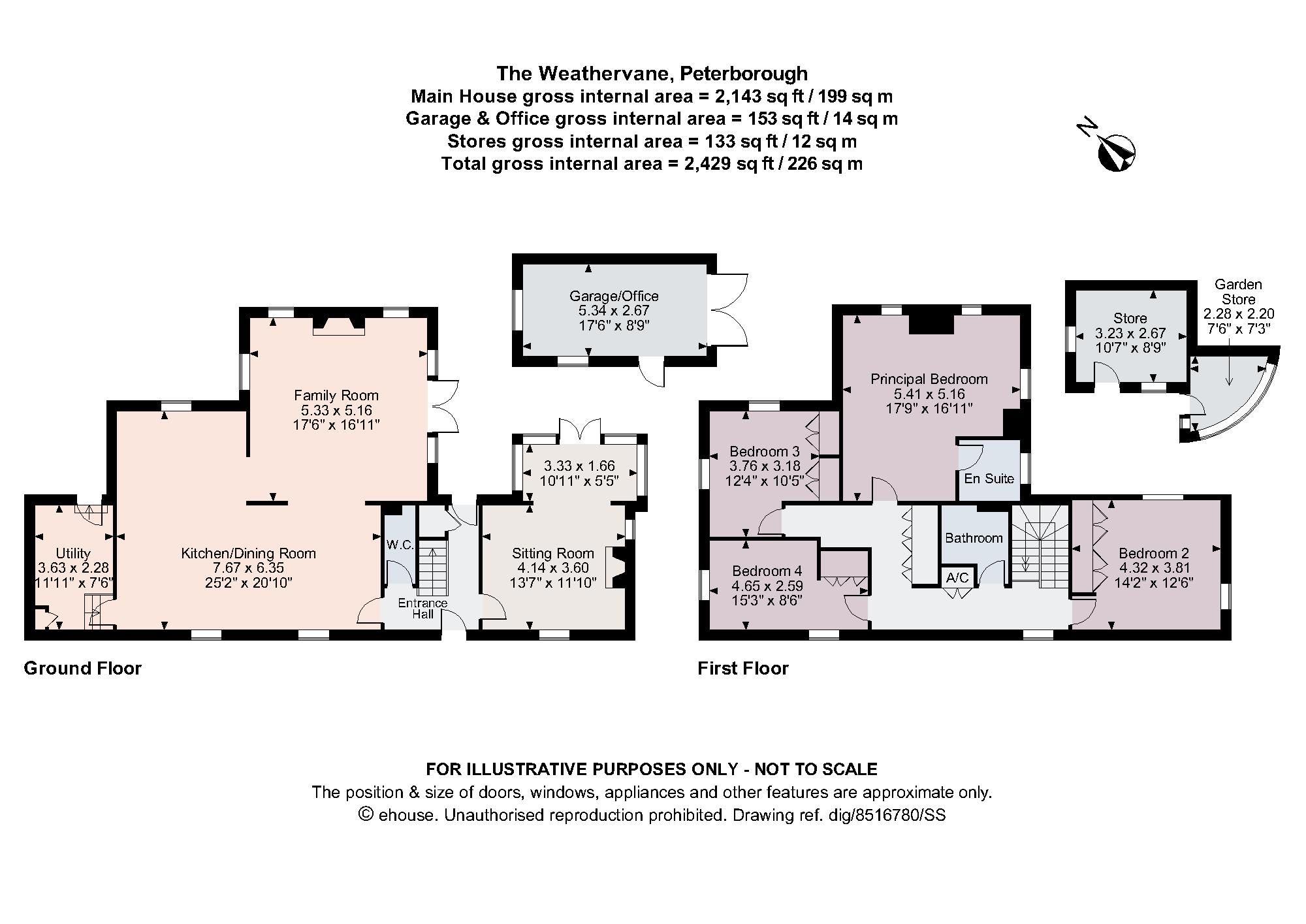 4 bed detached house for sale in Main Street, Wadenhoe, Peterborough