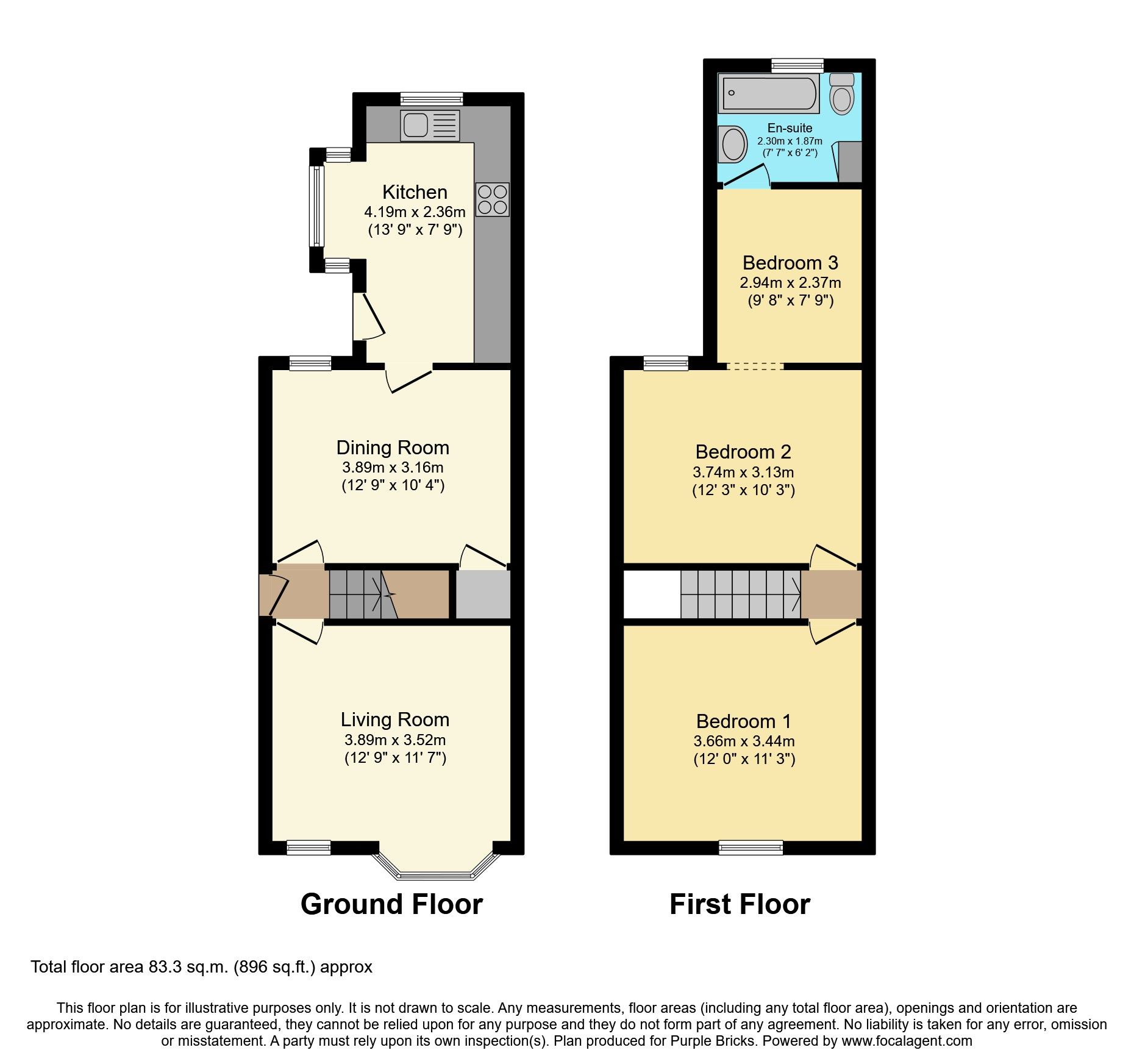 3 bed semidetached house for sale in Victory Road, ClactonOnSea CO15