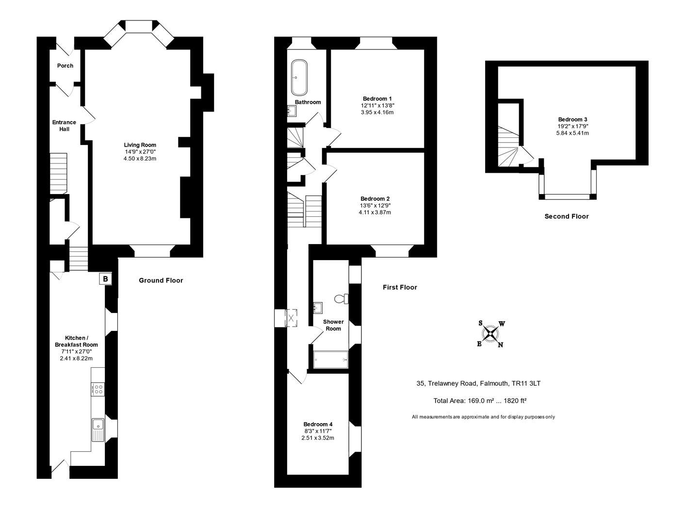 4 bed terraced house for sale in Trelawney Road, Falmouth TR11 Zoopla