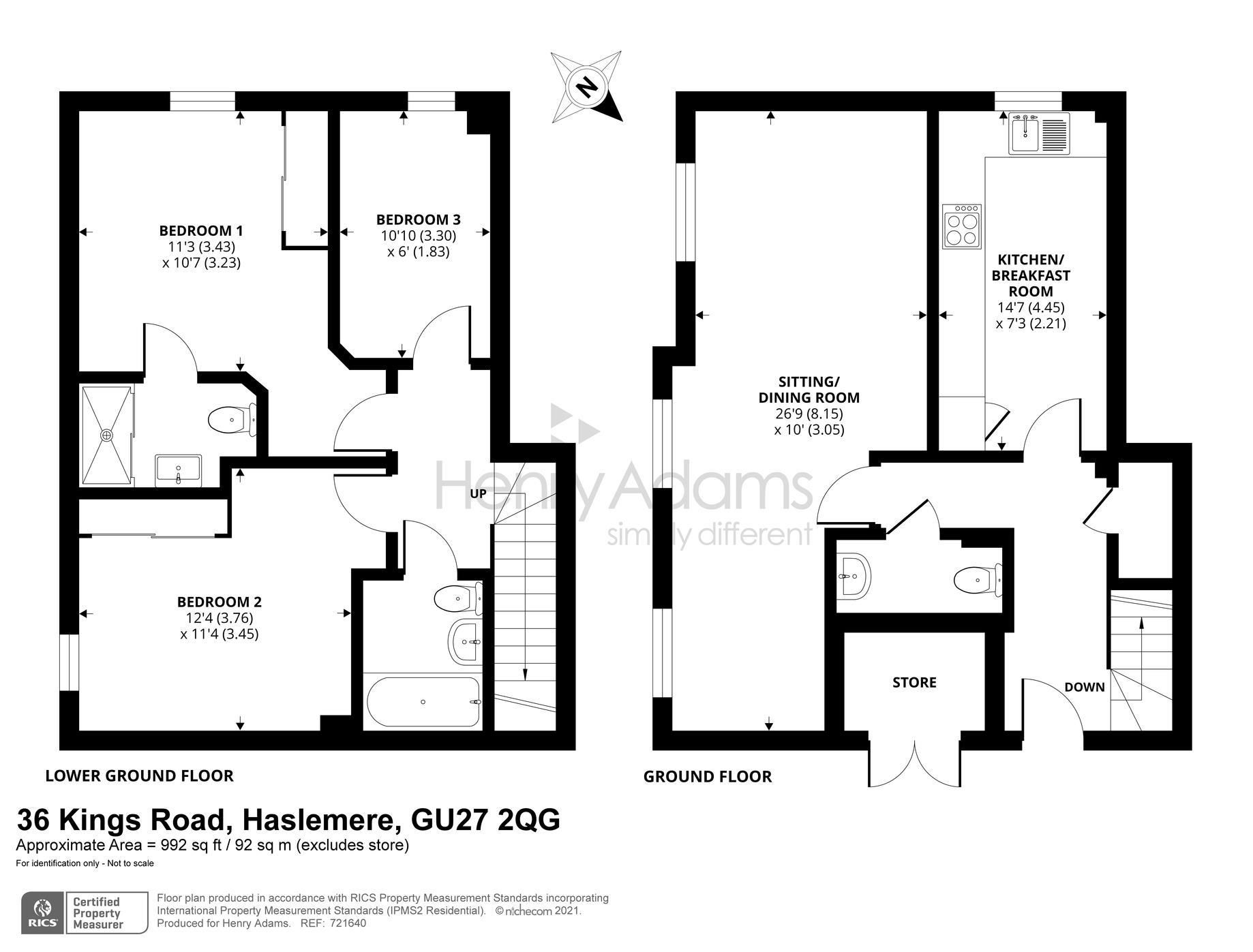 3 bed flat for sale in Kings Road, Haslemere GU27 Zoopla