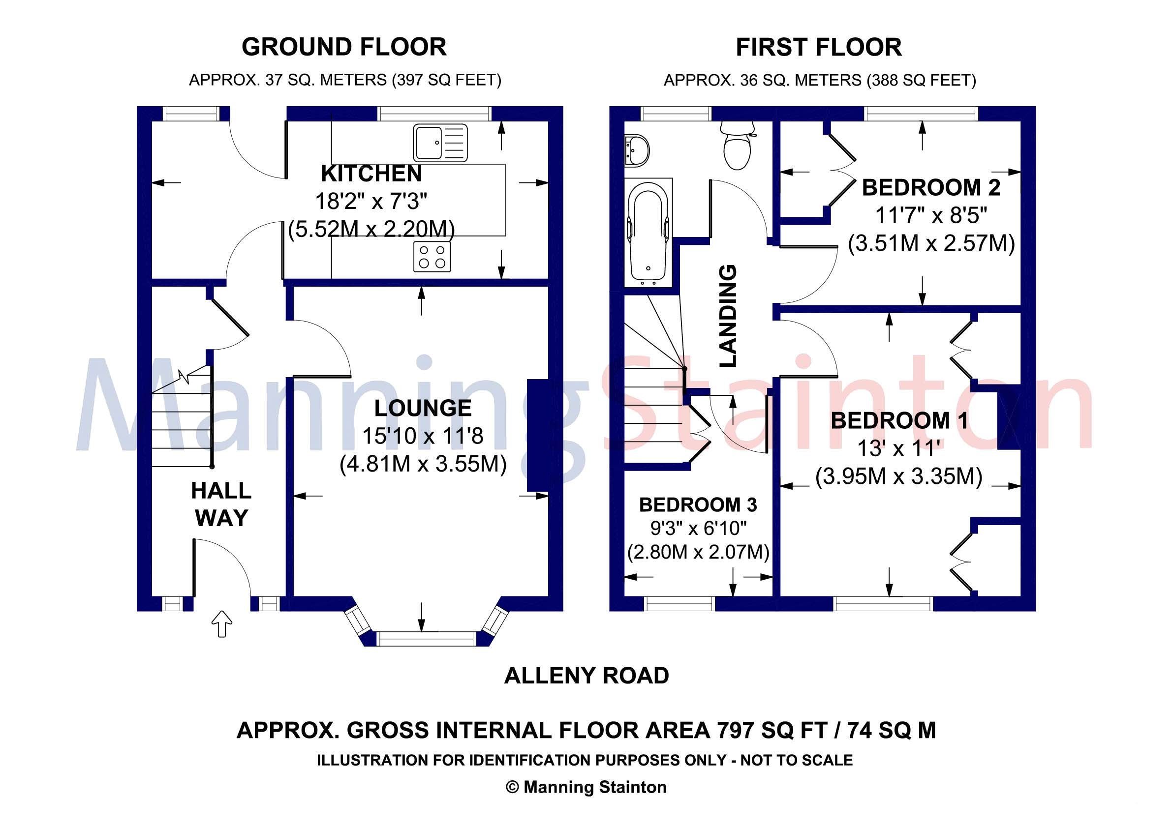 3 bed semidetached house for sale in Allenby Road, Leeds, West