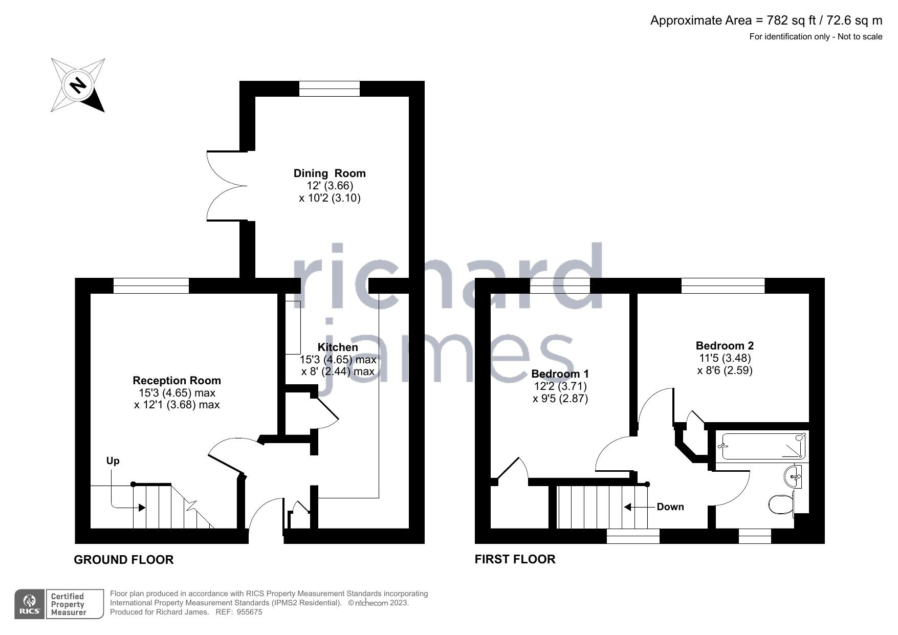 2 bed semidetached house for sale in Bellver, Toothill, Swindon