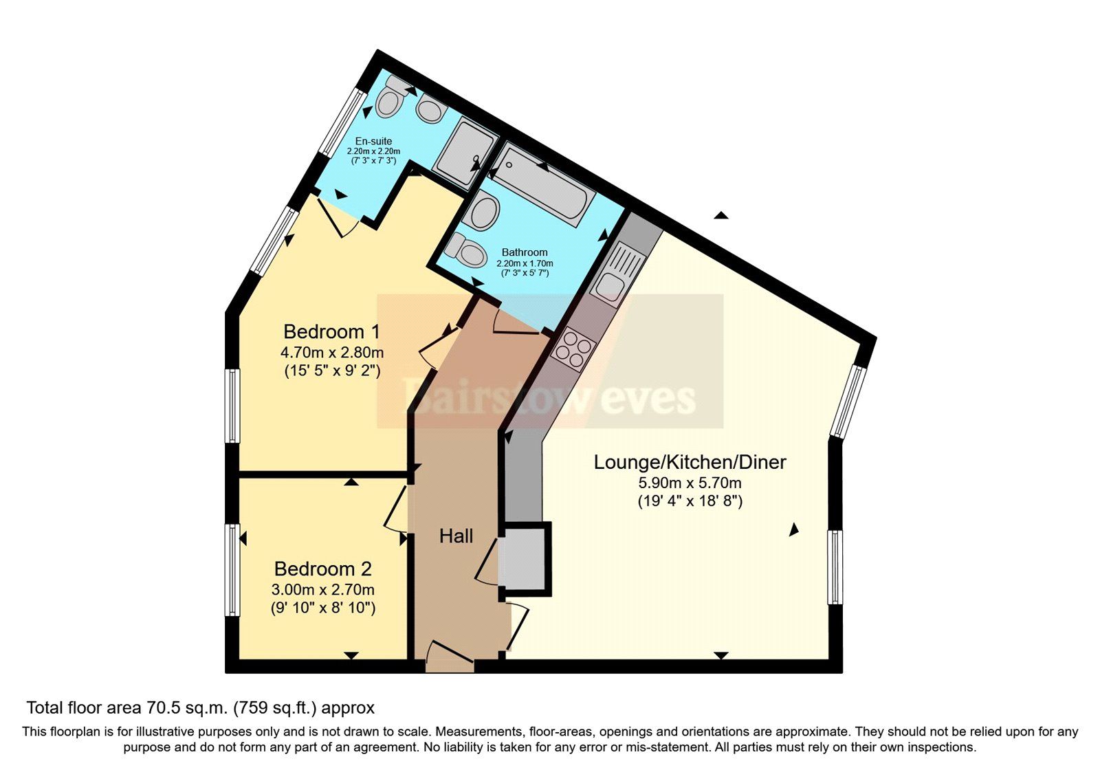 2 bed flat for sale in Crittall Court, Braintree Road, Witham CM8 Zoopla